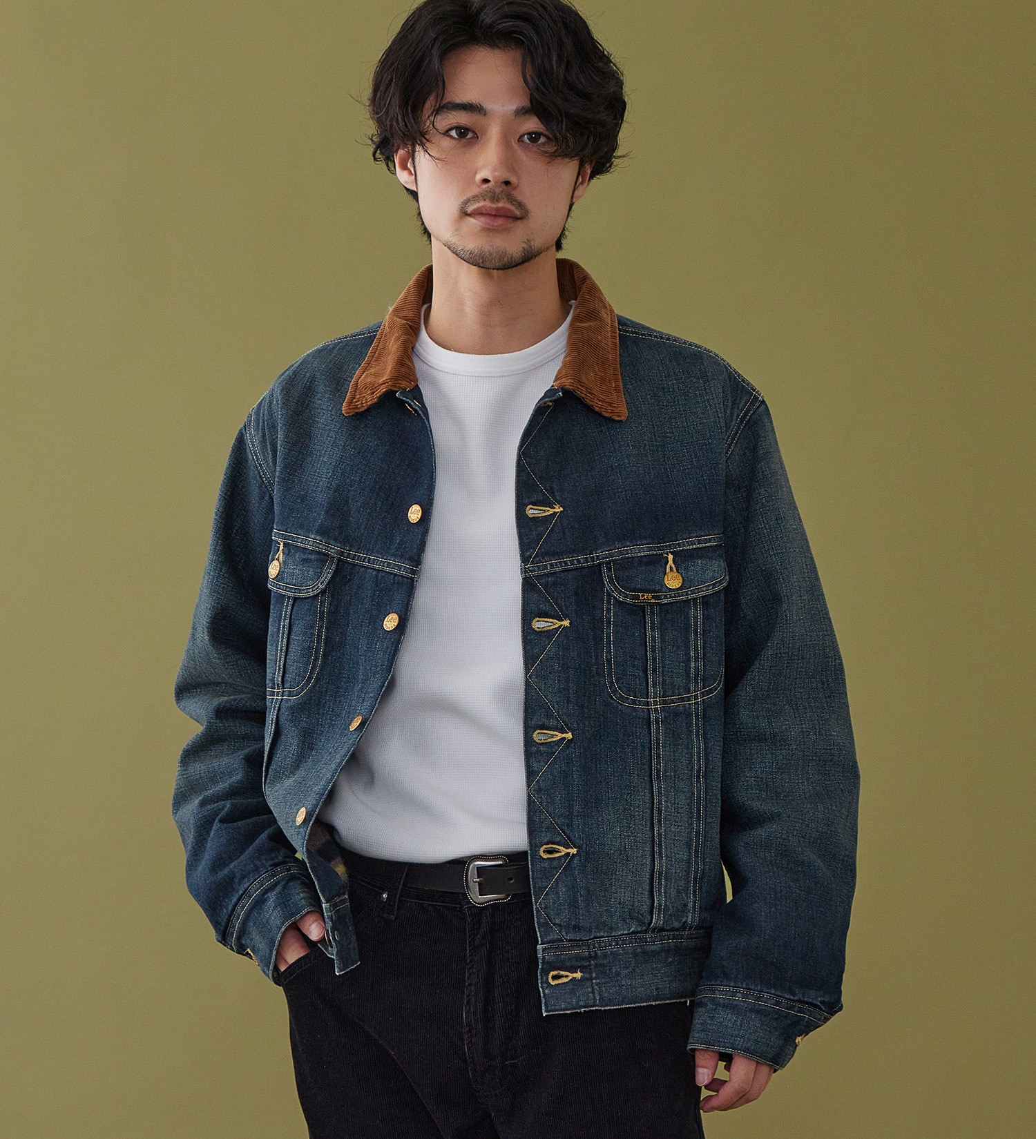 Lee(リー)のSTORM RIDER DENIM / ストームライダー|ジャケット/アウター/デニムジャケット/メンズ|中色ブルー