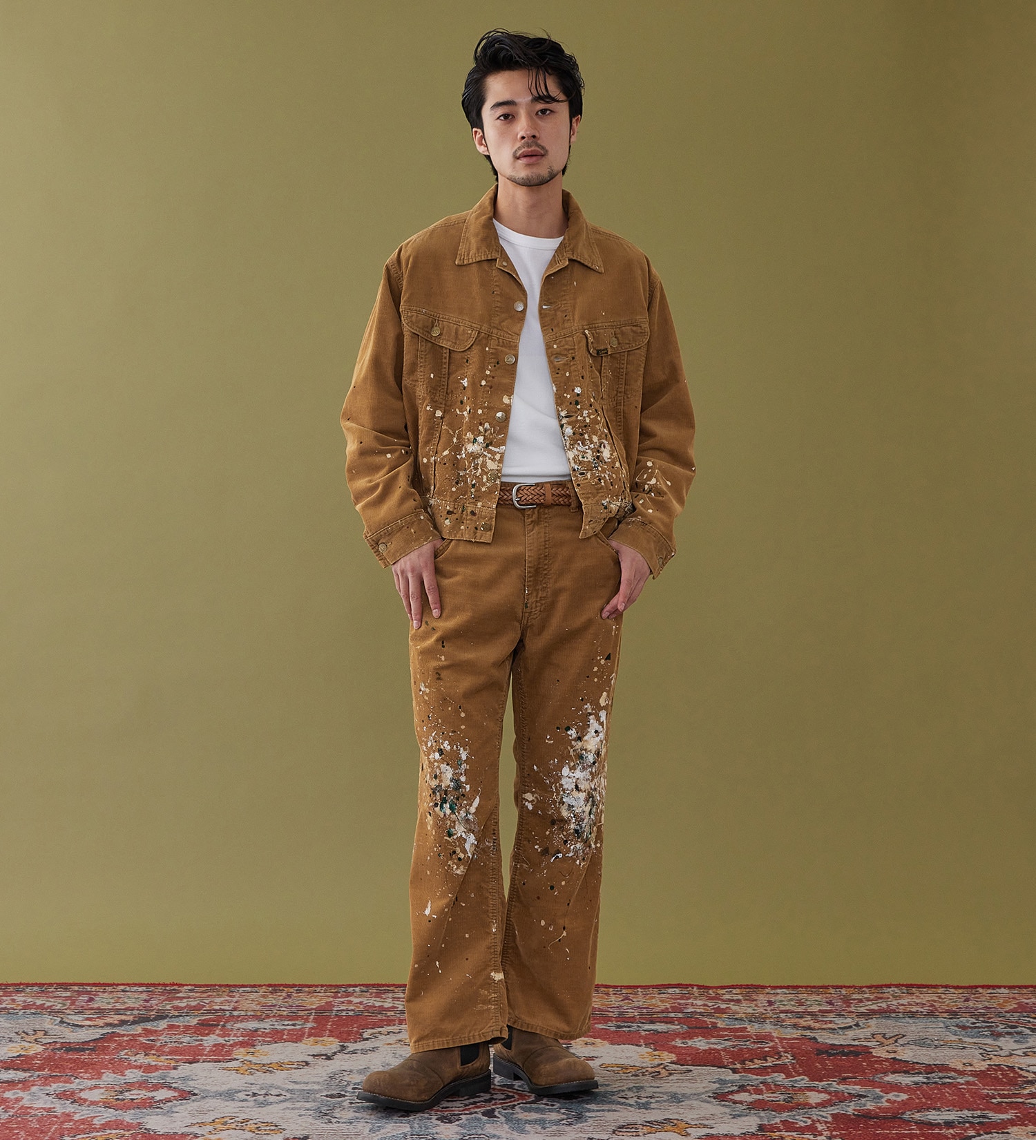Lee(リー)のWESTERNER PANTS / ウエスタナーパンツ コーデュロイ【セットアップ可】|パンツ/パンツ/メンズ|キャメル