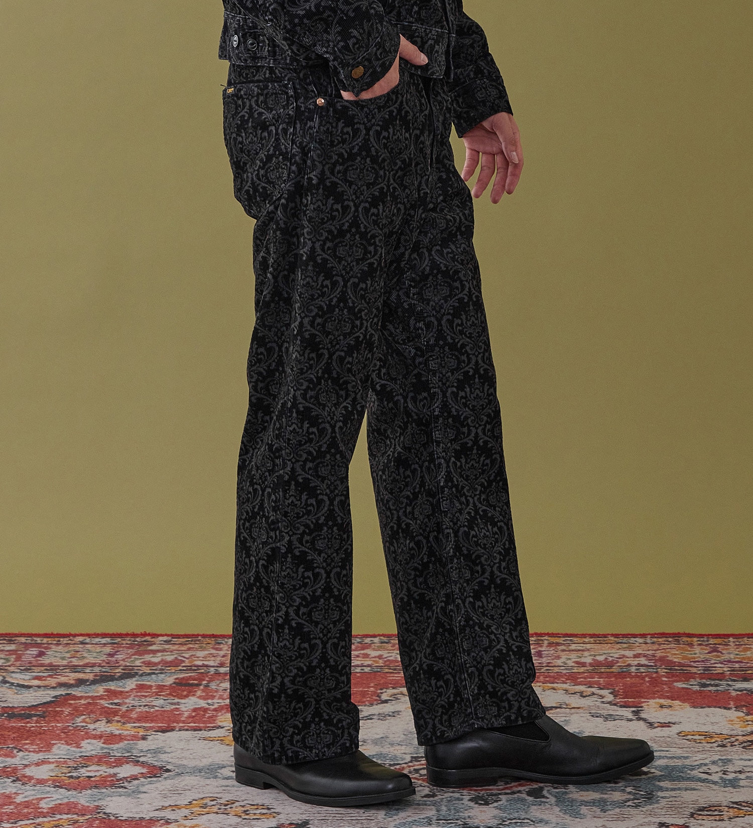 Lee(リー)のWESTERNER PANTS / ウエスタナーパンツ コーデュロイ【セットアップ可】|パンツ/パンツ/メンズ|ブラック