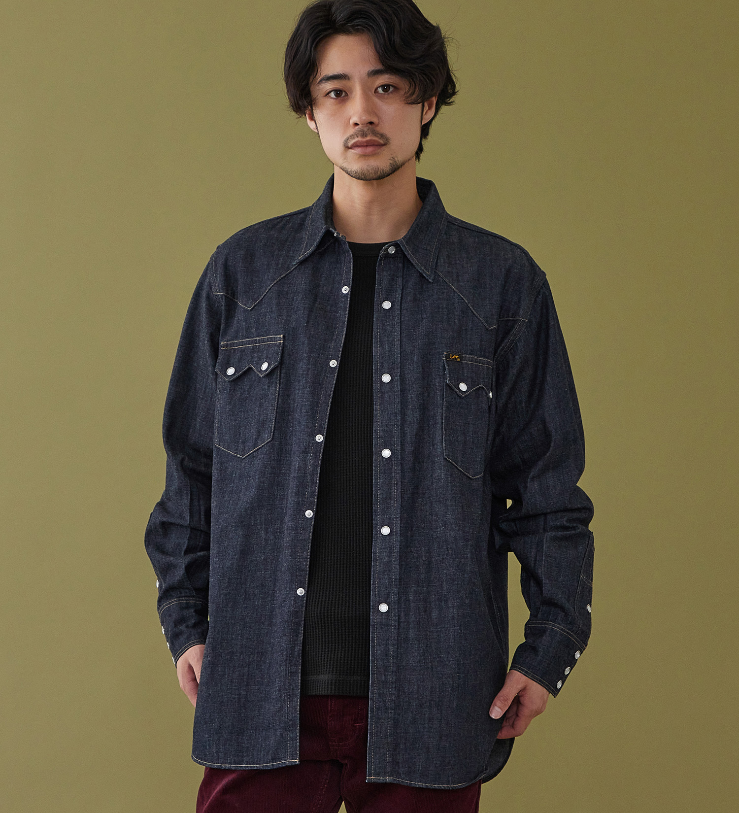 Lee(リー)のCOWBOY SHIRTS / カウボーイシャツ|トップス/Tシャツ/カットソー/メンズ|インディゴブルー