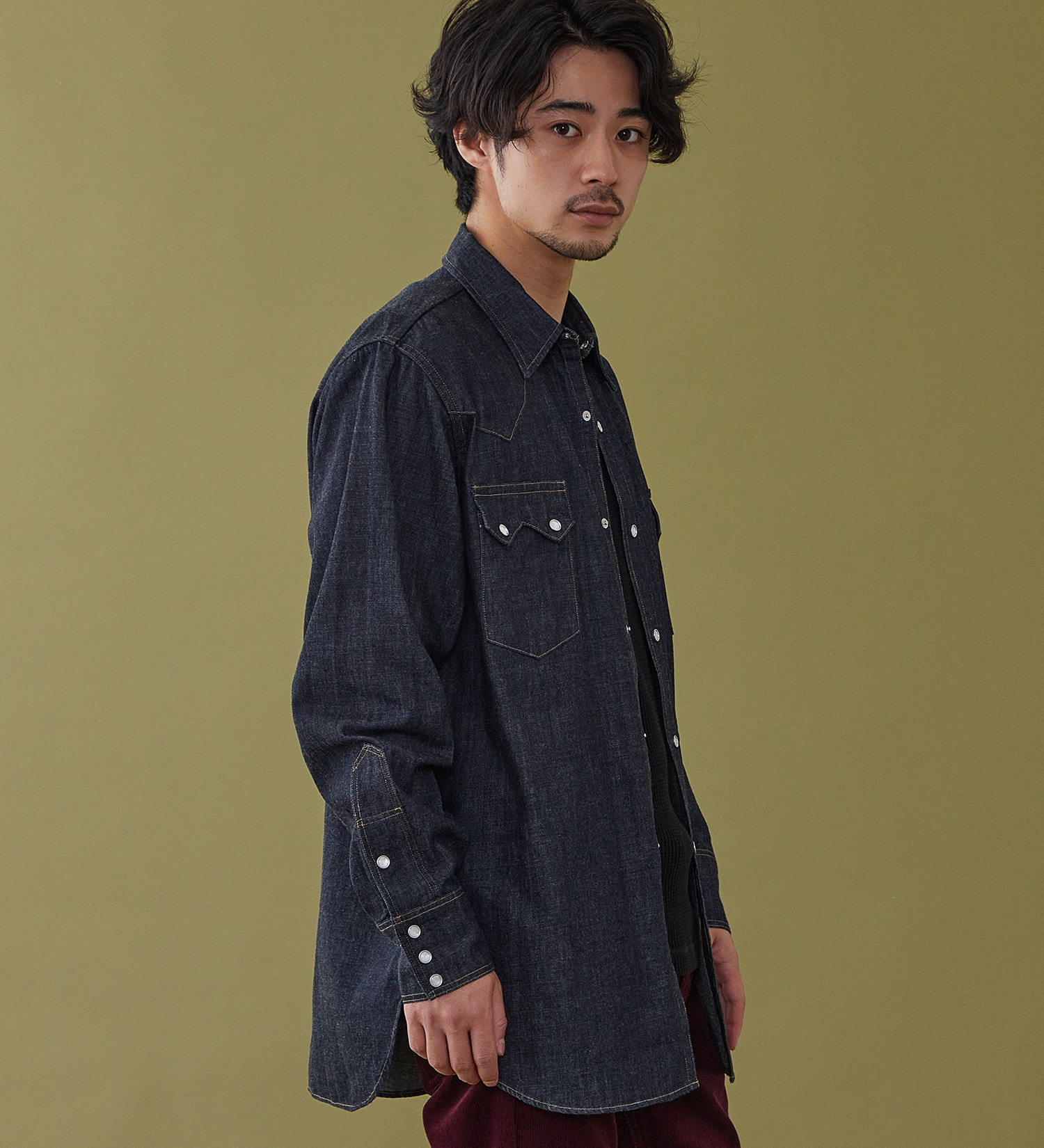 Lee(リー)のCOWBOY SHIRTS / カウボーイシャツ|トップス/Tシャツ/カットソー/メンズ|インディゴブルー