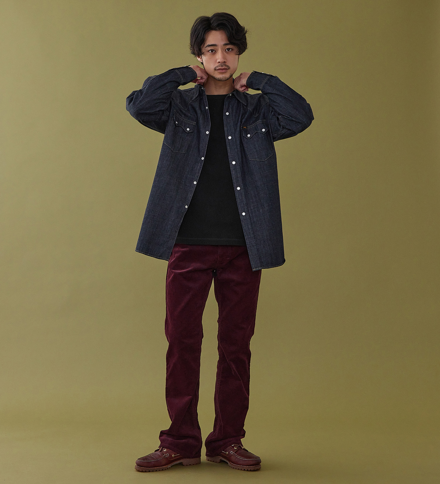 Lee(リー)のCOWBOY SHIRTS / カウボーイシャツ|トップス/Tシャツ/カットソー/メンズ|インディゴブルー