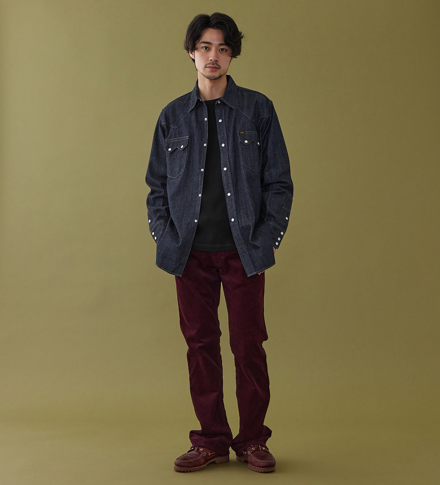 Lee(リー)のCOWBOY SHIRTS / カウボーイシャツ|トップス/Tシャツ/カットソー/メンズ|インディゴブルー