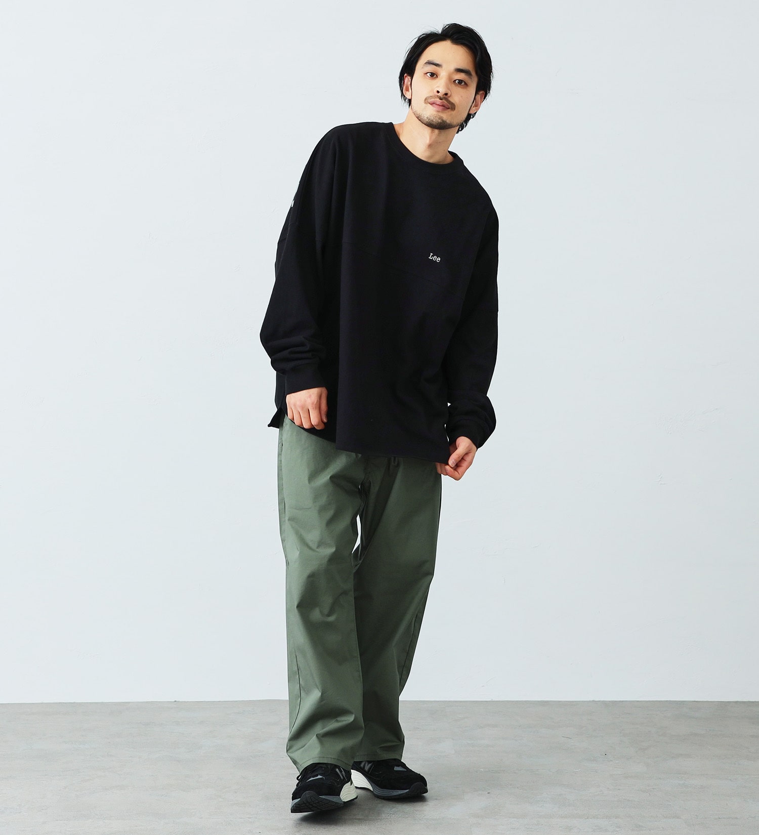 Lee(リー)の【カート割対象】【XSからXXLまでを1サイズでカバーする】FLeeasy イージーパンツ|パンツ/パンツ/メンズ|オリーブ