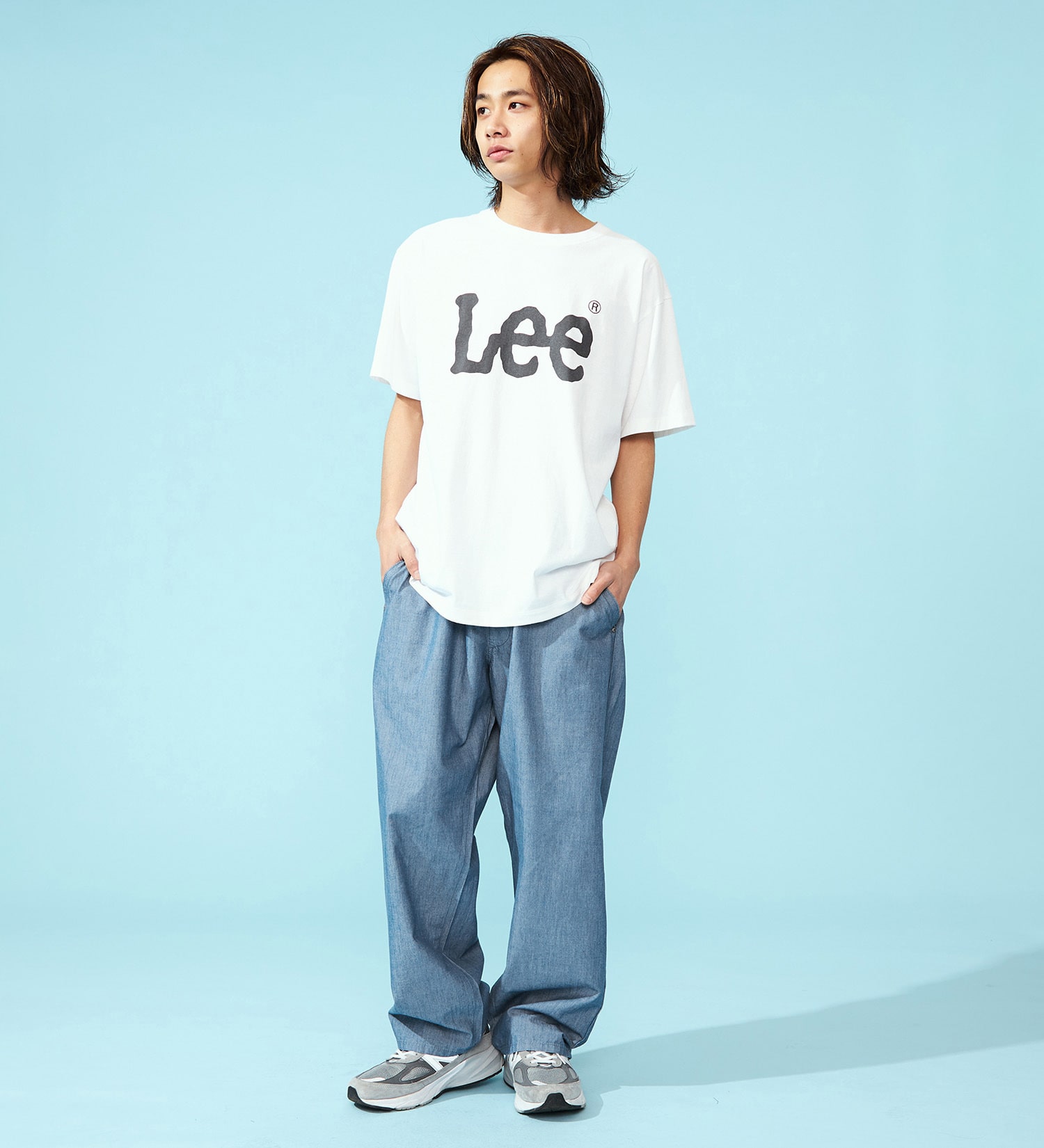 Lee(リー)の【涼】清涼素材 FLeeasy/イージーパンツ　ルーズシルエット|パンツ/デニム/ジーンズパンツ/メンズ|インディゴブルー