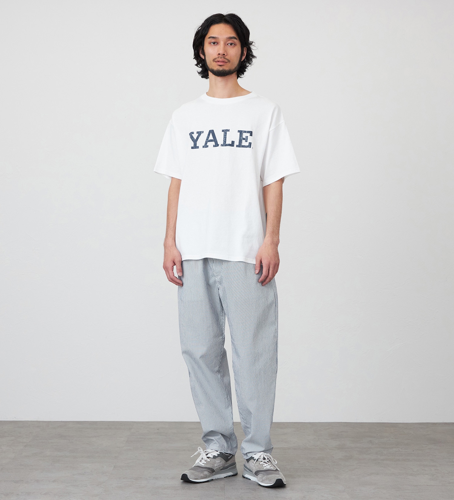 Lee(リー)の【涼COOLMAX】【すっきり】FLeeasy Narrow / ウエストゴムで楽チン イージーパンツ|パンツ/パンツ/メンズ|ストライプ