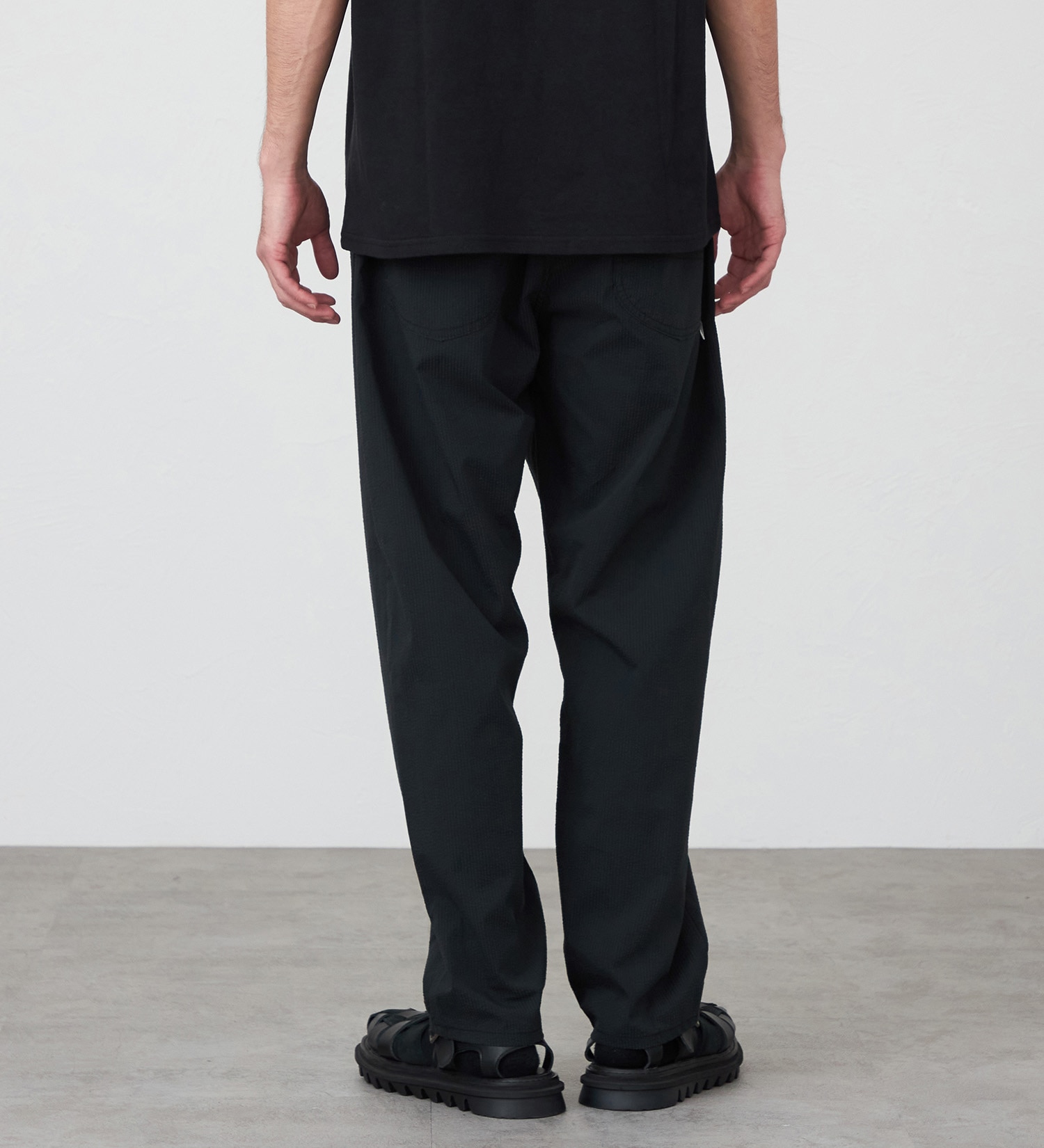 Lee(リー)の【涼COOLMAX】【すっきり】FLeeasy Narrow / ウエストゴムで楽チン イージーパンツ|パンツ/パンツ/メンズ|ブラック