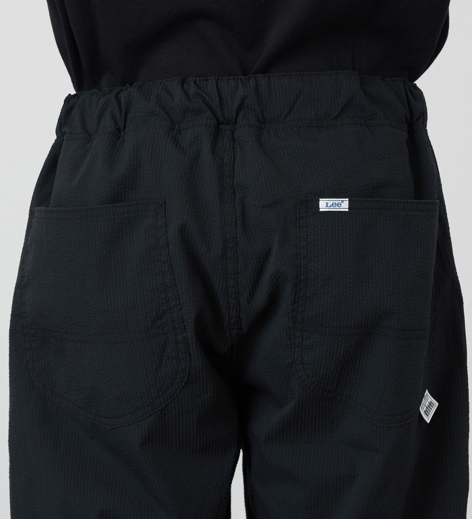 Lee(リー)の【涼COOLMAX】【すっきり】FLeeasy Narrow / ウエストゴムで楽チン イージーパンツ|パンツ/パンツ/メンズ|ブラック