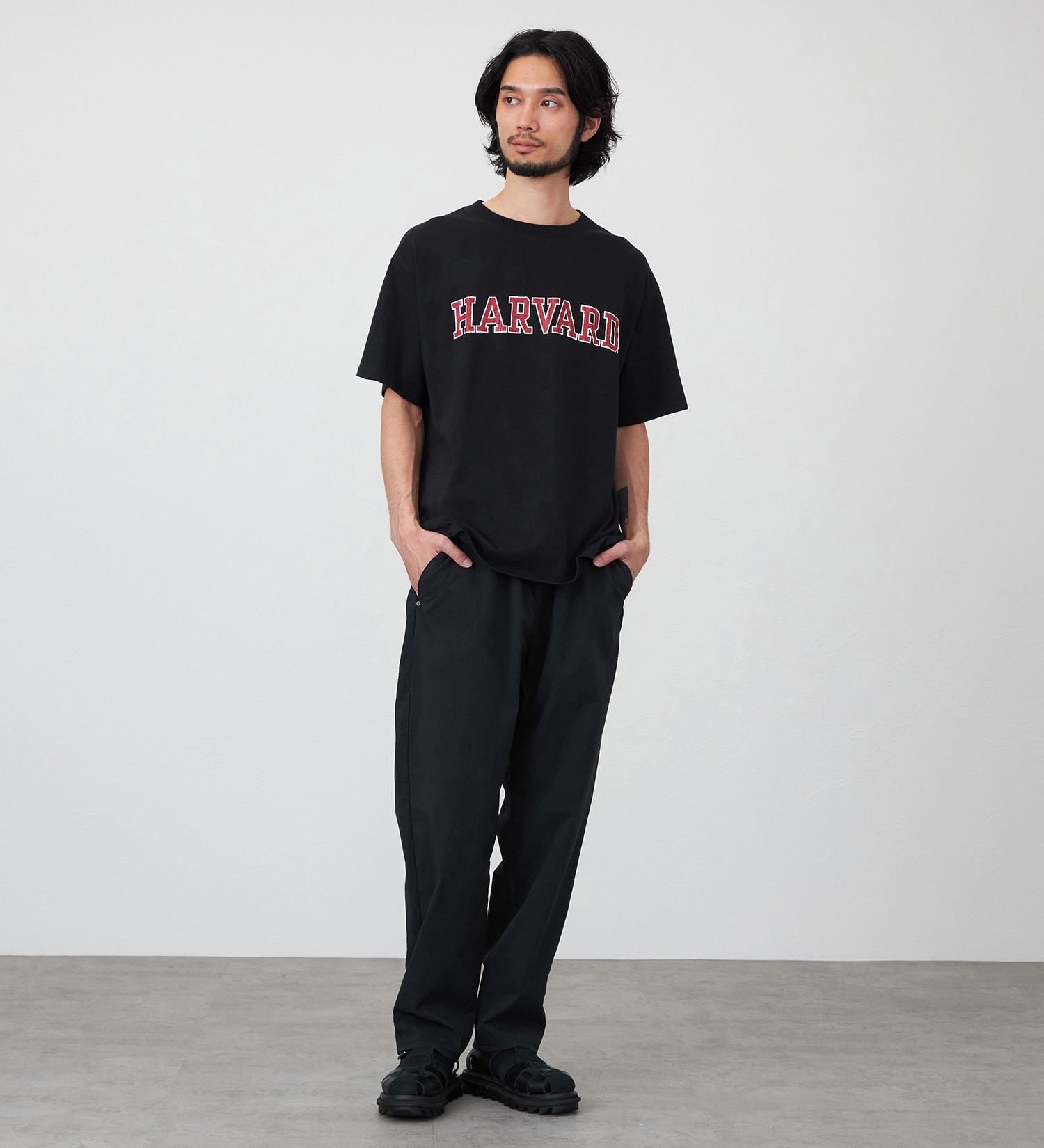 Lee(リー)の【涼COOLMAX】【すっきり】FLeeasy Narrow / ウエストゴムで楽チン イージーパンツ|パンツ/パンツ/メンズ|ブラック