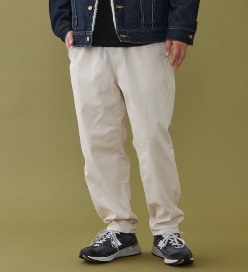 Lee(リー)の【試着対象】FLeeasy / ワイドシルエット イージーパンツ【コーデュロイ】【暖】|パンツ/パンツ/メンズ|オフホワイト