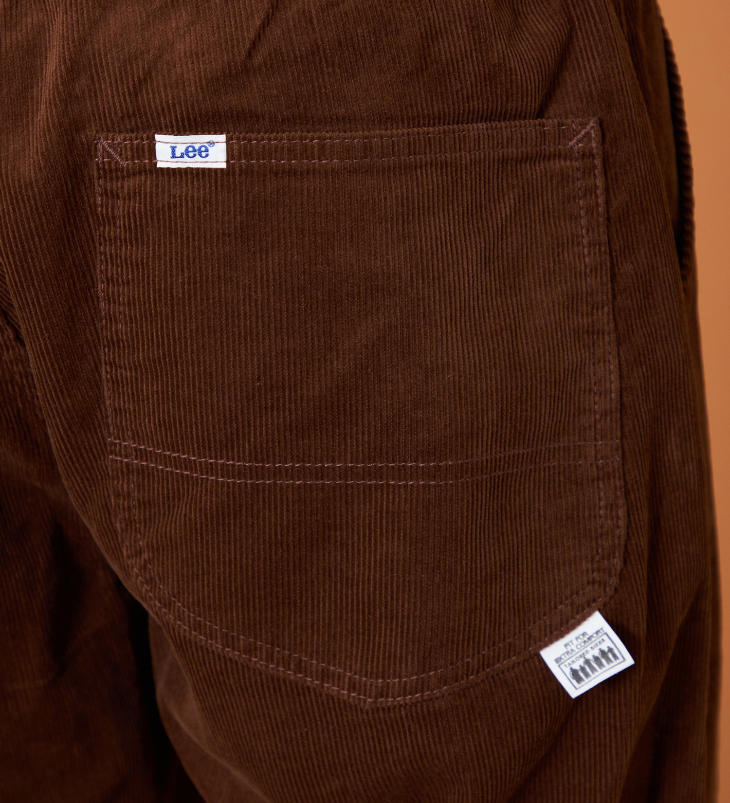 Lee(リー)の【試着対象】【暖】FLeeasy CORDUROY すっきりナロー/イージーパンツ|パンツ/パンツ/メンズ|ブラウン