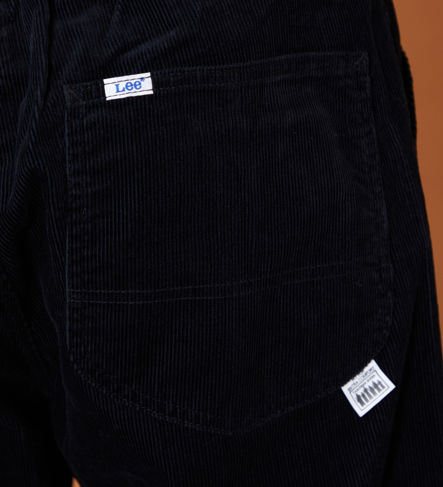 Lee(リー)の【試着対象】【暖】FLeeasy CORDUROY すっきりナロー/イージーパンツ|パンツ/パンツ/メンズ|ブラック