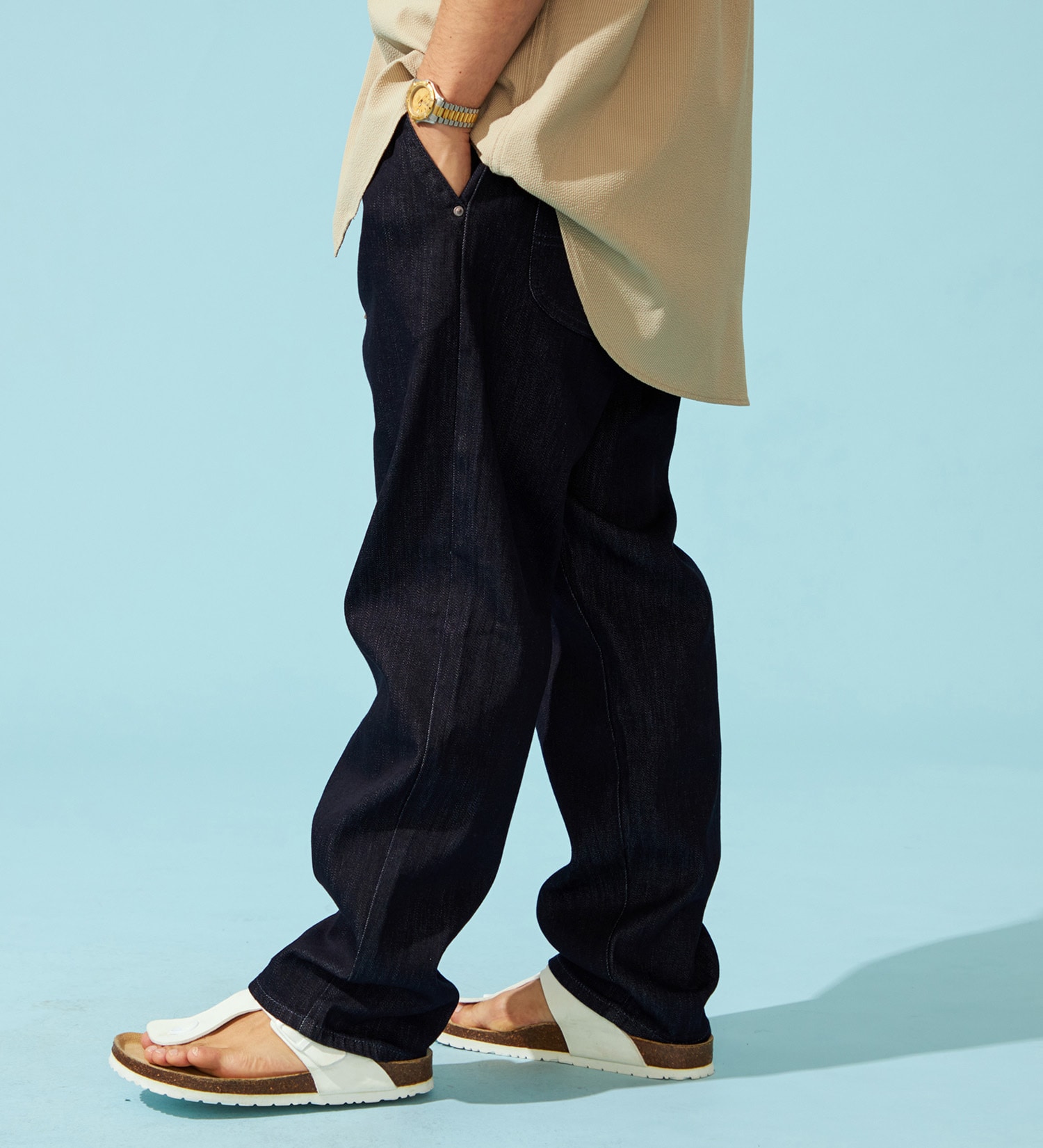 Lee(リー)の【EC・直営店限定】【涼】FLeeasy Narrow|パンツ/デニム/ジーンズパンツ/メンズ|インディゴブルー