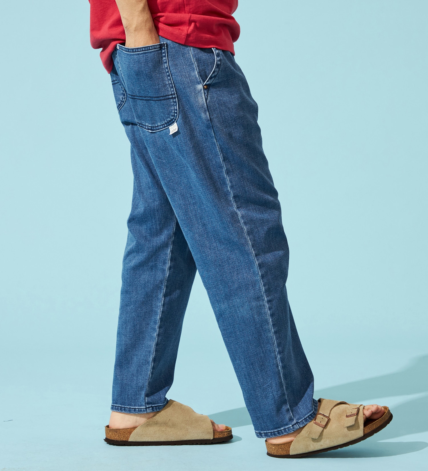 Lee(リー)の【EC・直営店限定】【涼】FLeeasy Narrow|パンツ/デニム/ジーンズパンツ/メンズ|中色ブルー