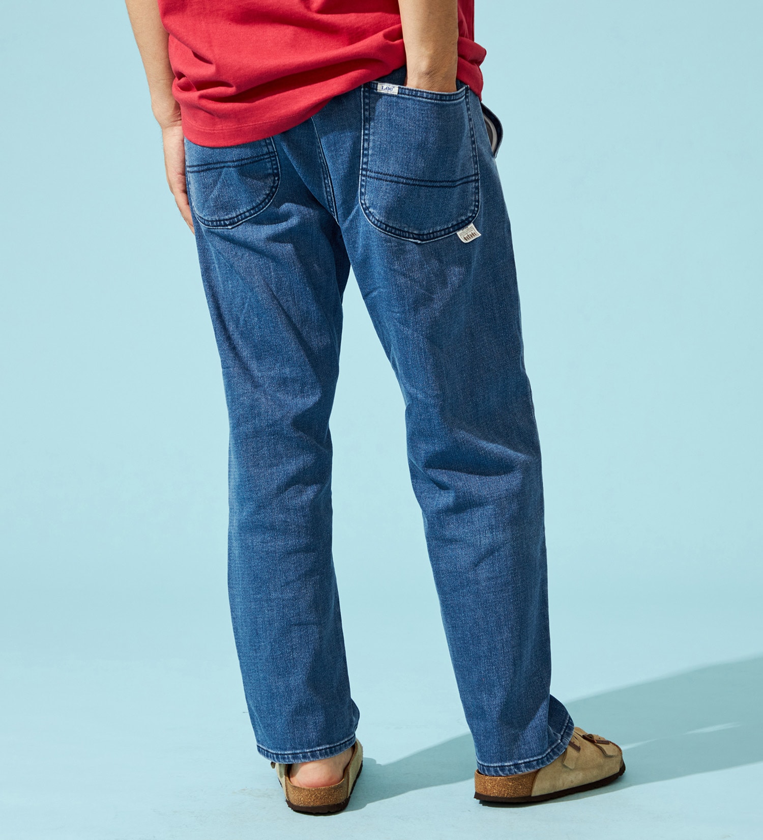Lee(リー)の【EC・直営店限定】【涼】FLeeasy Narrow|パンツ/デニム/ジーンズパンツ/メンズ|中色ブルー