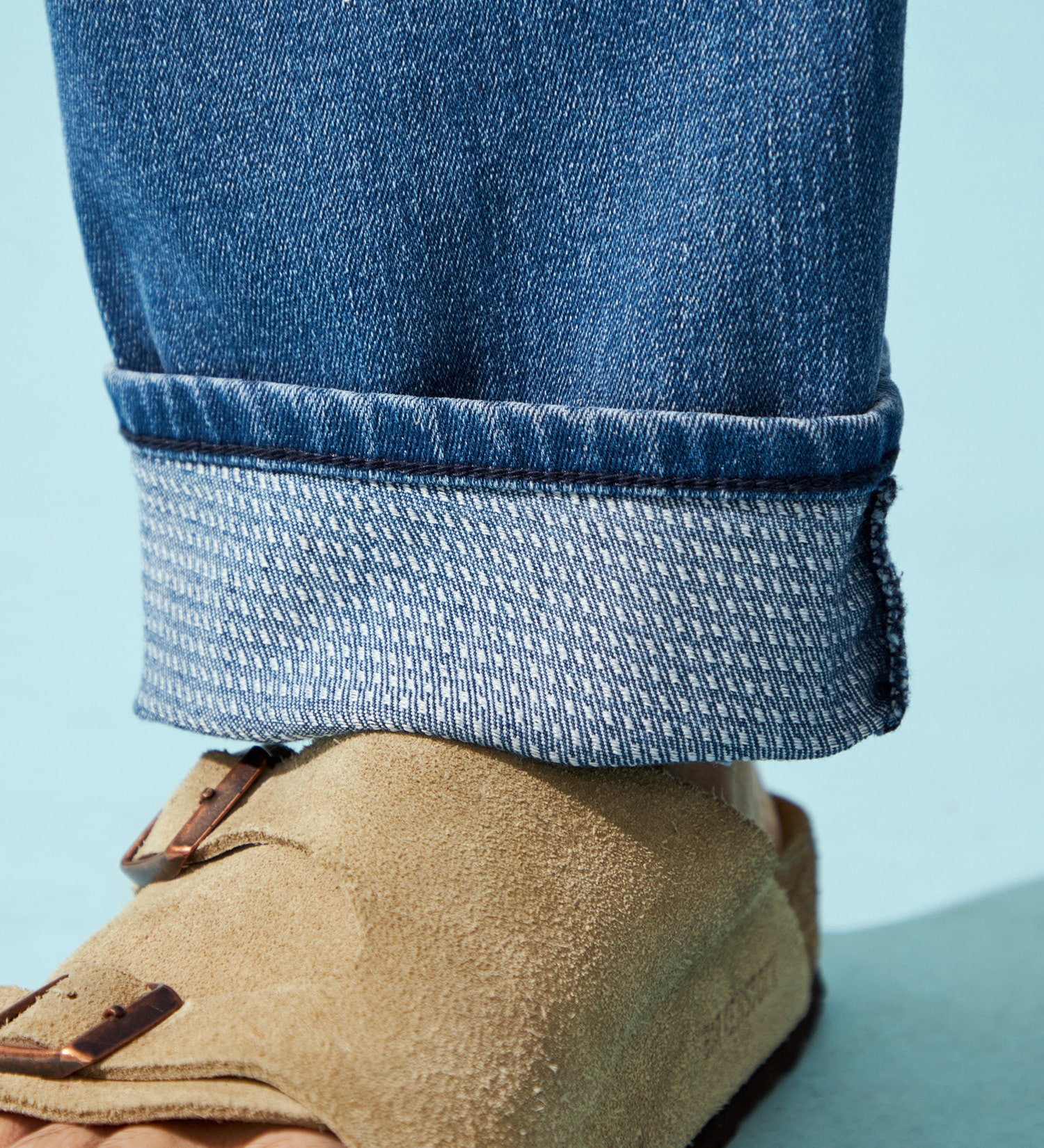 Lee(リー)の【EC・直営店限定】【涼】FLeeasy Narrow|パンツ/デニム/ジーンズパンツ/メンズ|中色ブルー