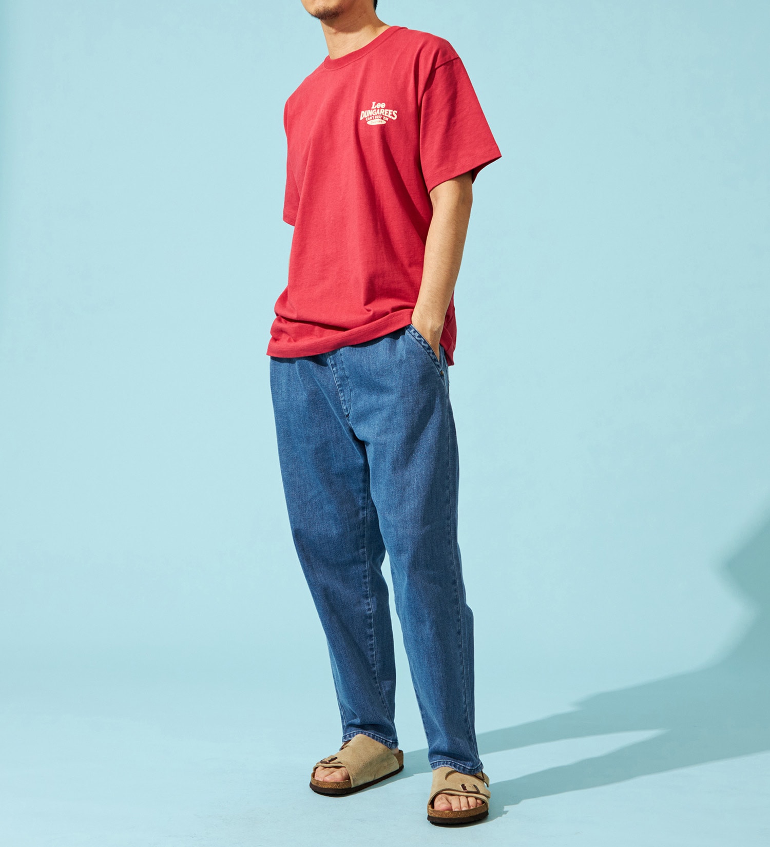 Lee(リー)の【EC・直営店限定】【涼】FLeeasy Narrow|パンツ/デニム/ジーンズパンツ/メンズ|中色ブルー