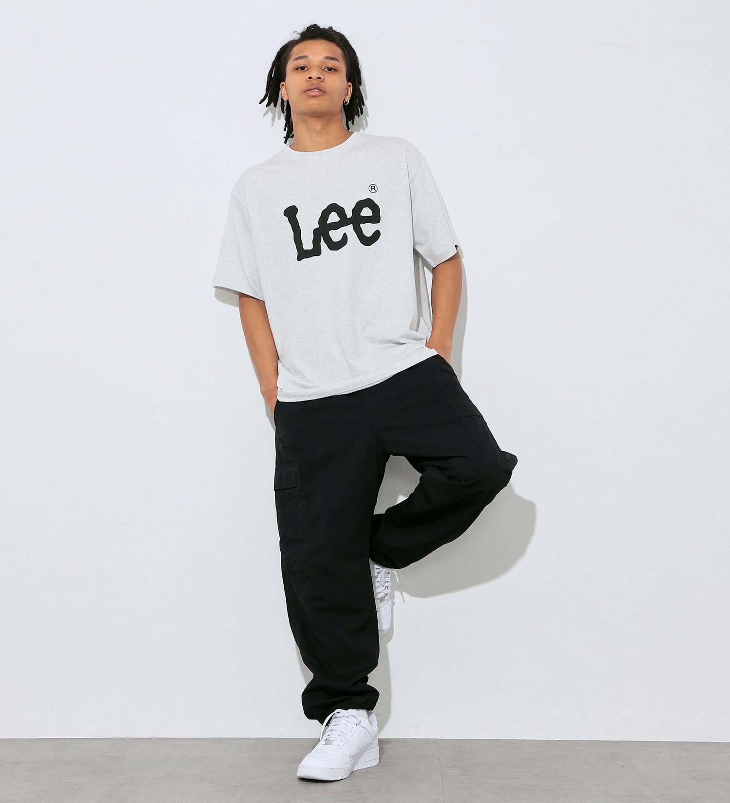 Lee(リー)の【試着対象】【ゆったり】FLeeasy CARGO/ ウエストゴムで楽チン イージーカーゴパンツ|パンツ/パンツ/メンズ|ブラック
