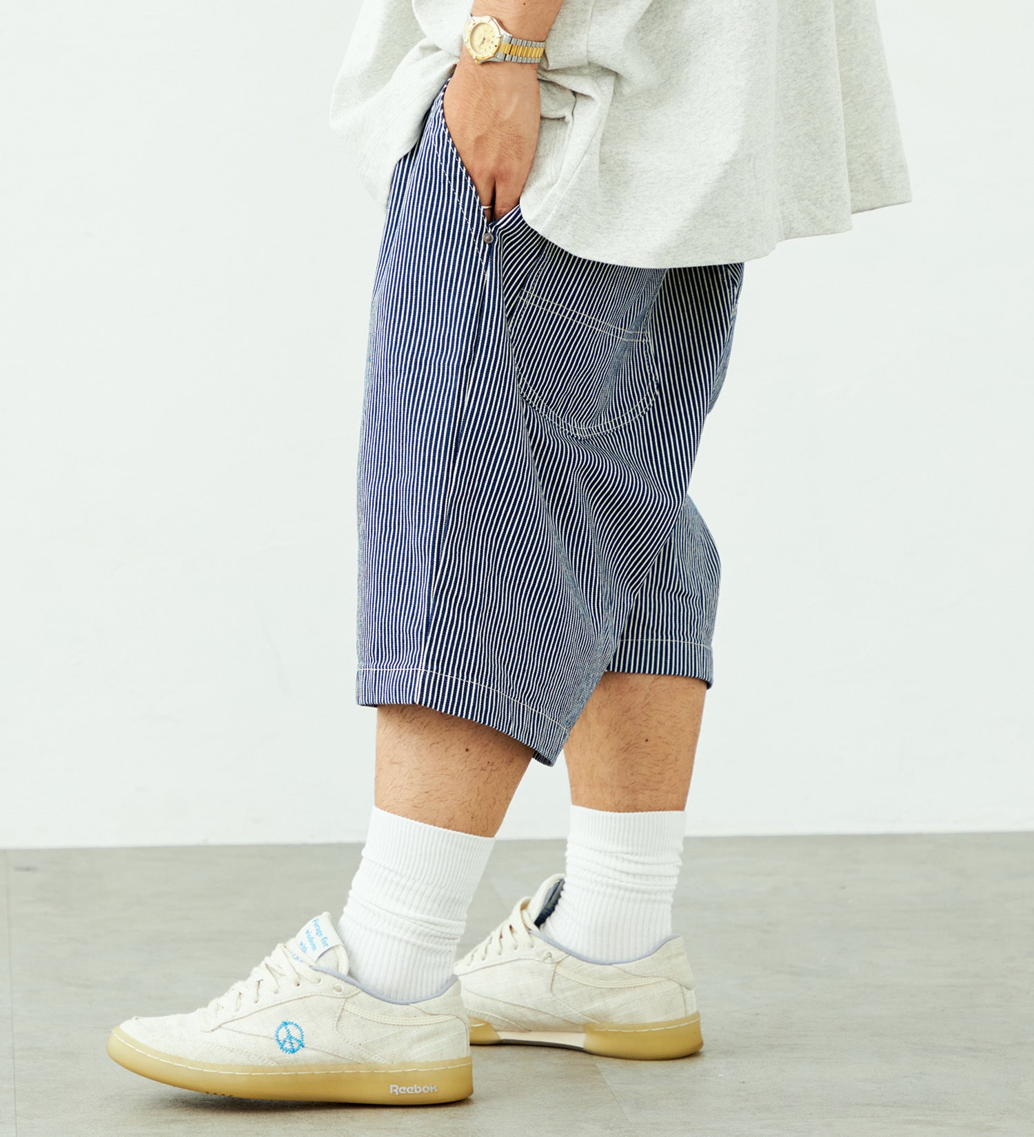 Lee(リー)の【SUMMER SALE】FLeeasy Shorts ルーズフィット|パンツ/デニム/ジーンズパンツ/メンズ|ヒッコリー