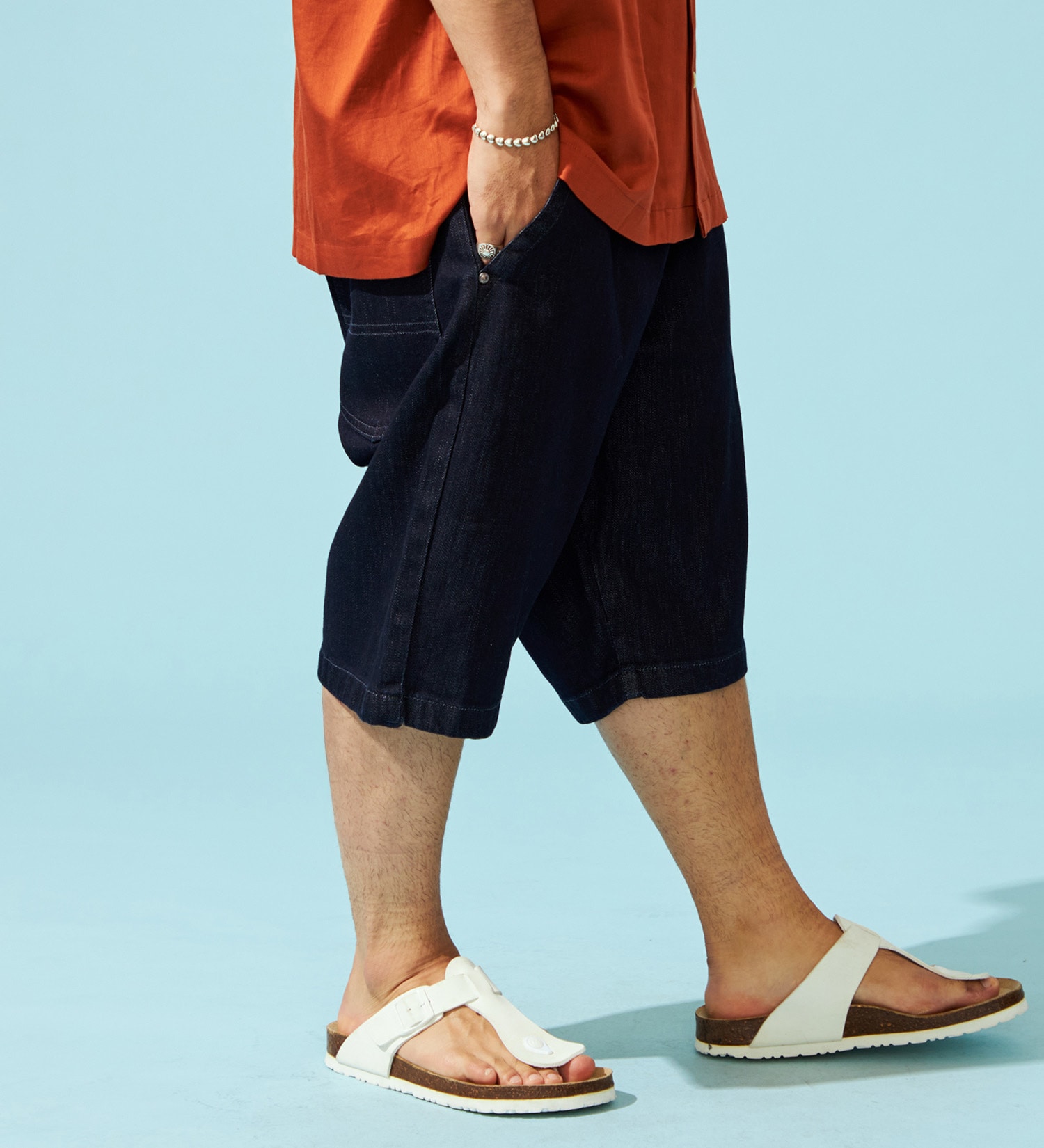 Lee(リー)の【EC・直営店限定】【涼】FLeeasy Shorts|パンツ/デニム/ジーンズパンツ/メンズ|インディゴブルー