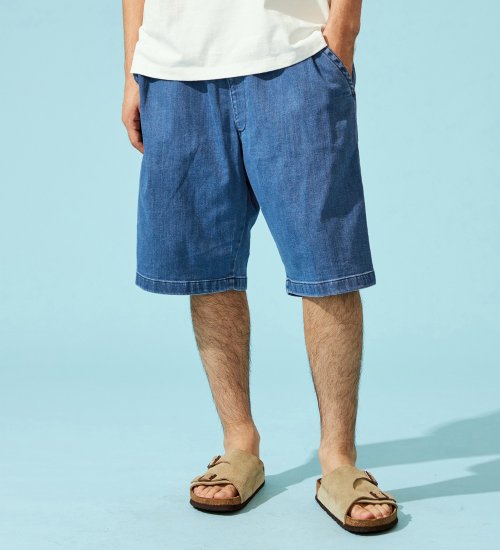 Lee(リー)の【EC・直営店限定】【涼】FLeeasy Shorts|パンツ/デニム/ジーンズパンツ/メンズ|中色ブルー