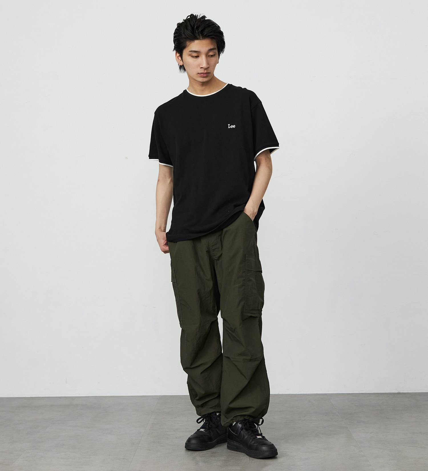 Lee(リー)の【ポイントアップ対象】FLeeasy CARGO/イージーカーゴパンツ ゆったりシルエット|パンツ/パンツ/メンズ|オリーブ