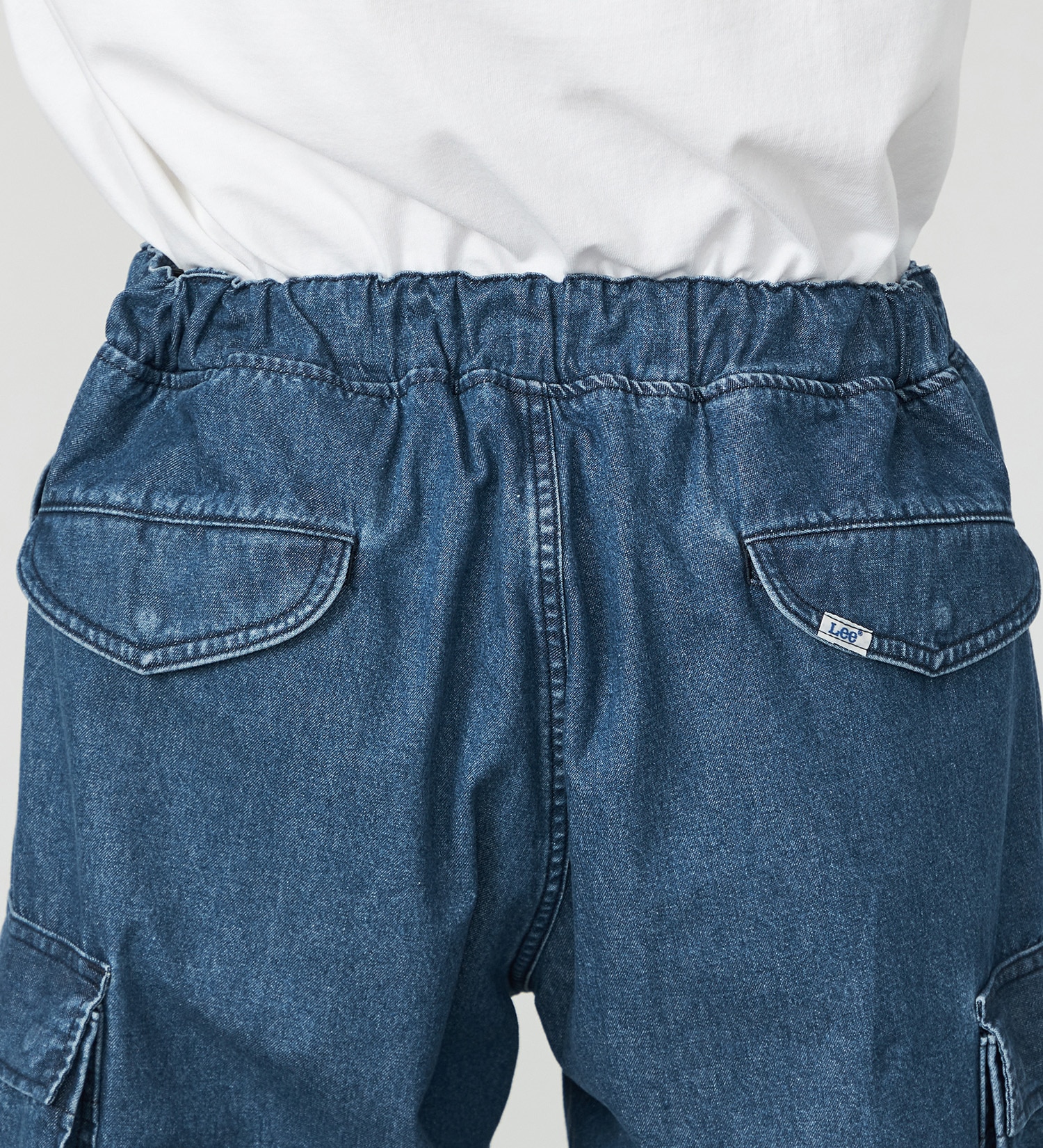 Lee(リー)の【ポイントアップ対象】FLeeasy CARGO/イージーカーゴパンツ ゆったりシルエット|パンツ/デニム/ジーンズパンツ/メンズ|中色ブルー