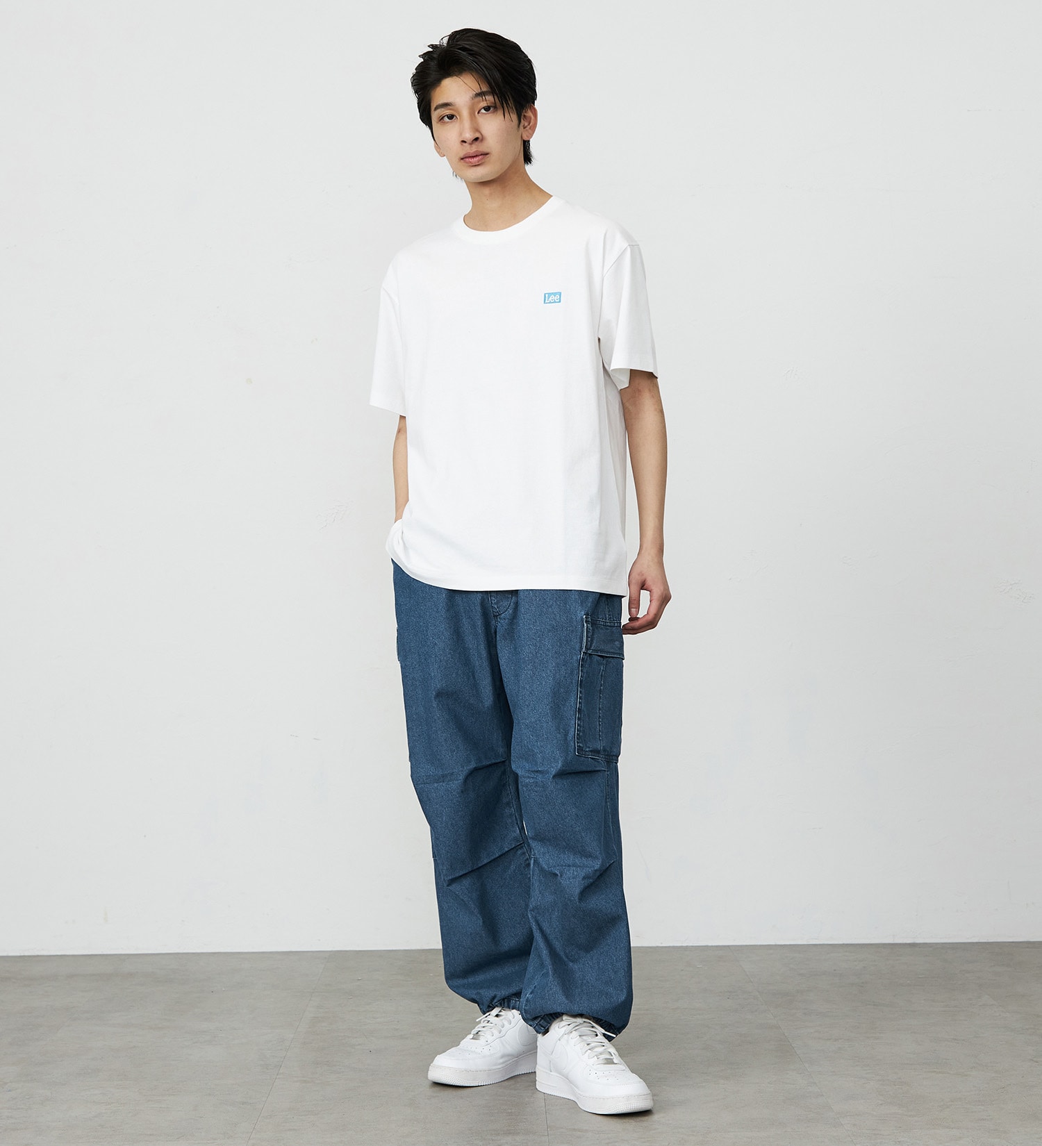 Lee(リー)の【ポイントアップ対象】FLeeasy CARGO/イージーカーゴパンツ ゆったりシルエット|パンツ/デニム/ジーンズパンツ/メンズ|中色ブルー
