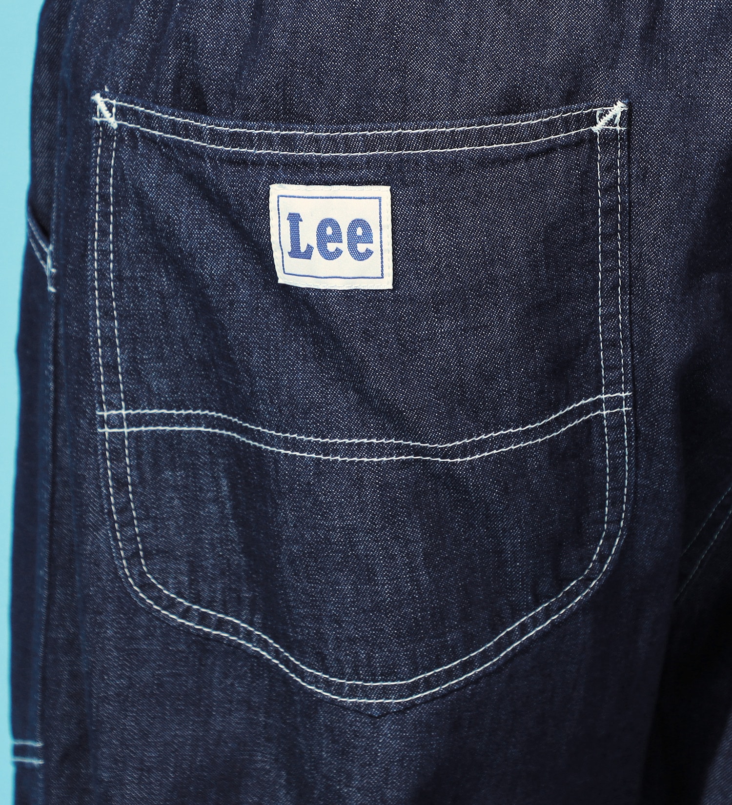 Lee(リー)の【試着対象】【涼】【BIG SIZE 2L-4L】快適素材 ベーカーイージーパンツ COOL|パンツ/デニムパンツ/メンズ|インディゴブルー