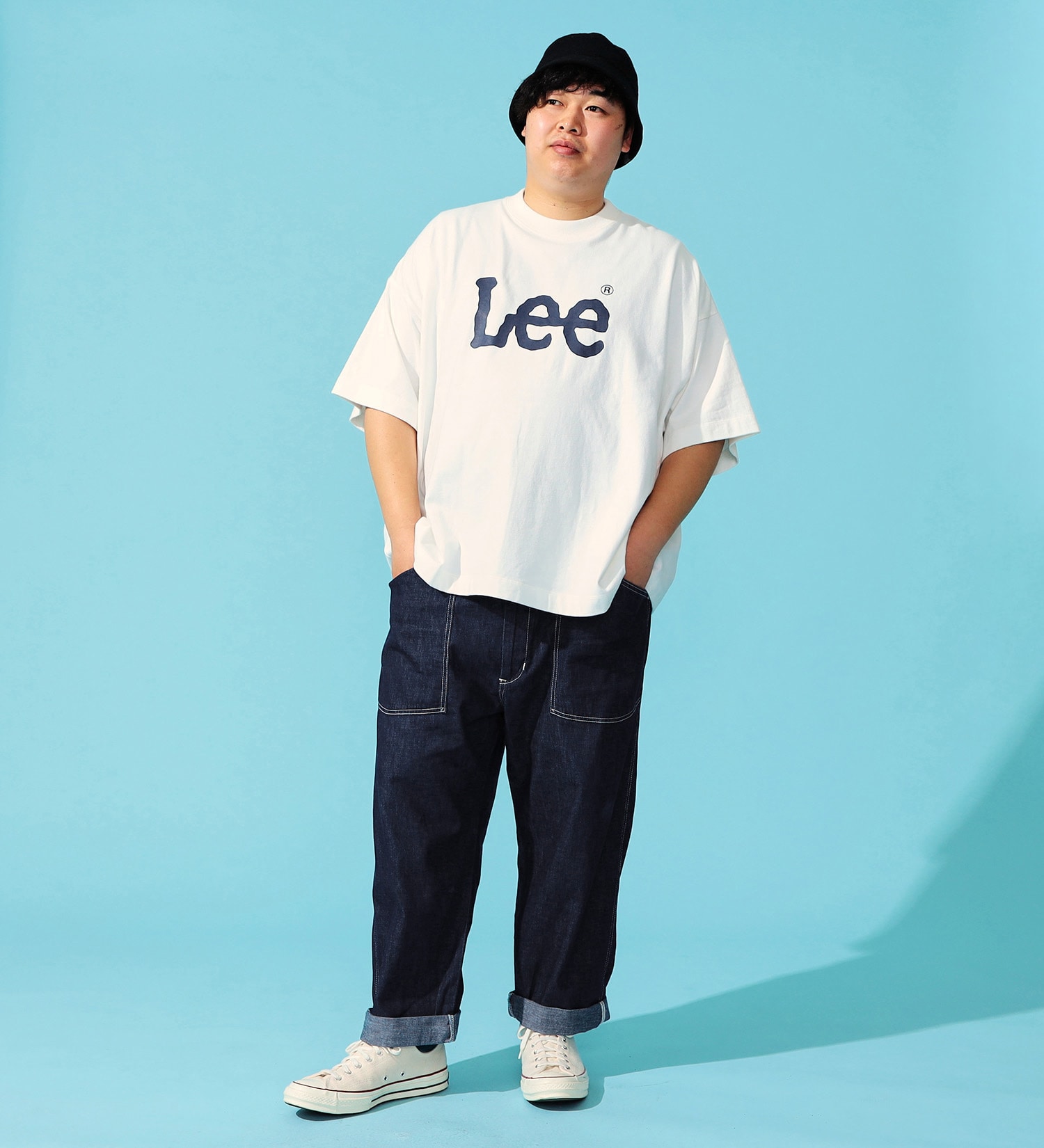 Lee(リー)の【涼】【BIG SIZE 2L-4L】快適素材 ベーカーイージーパンツ|パンツ/デニムパンツ/メンズ|インディゴブルー