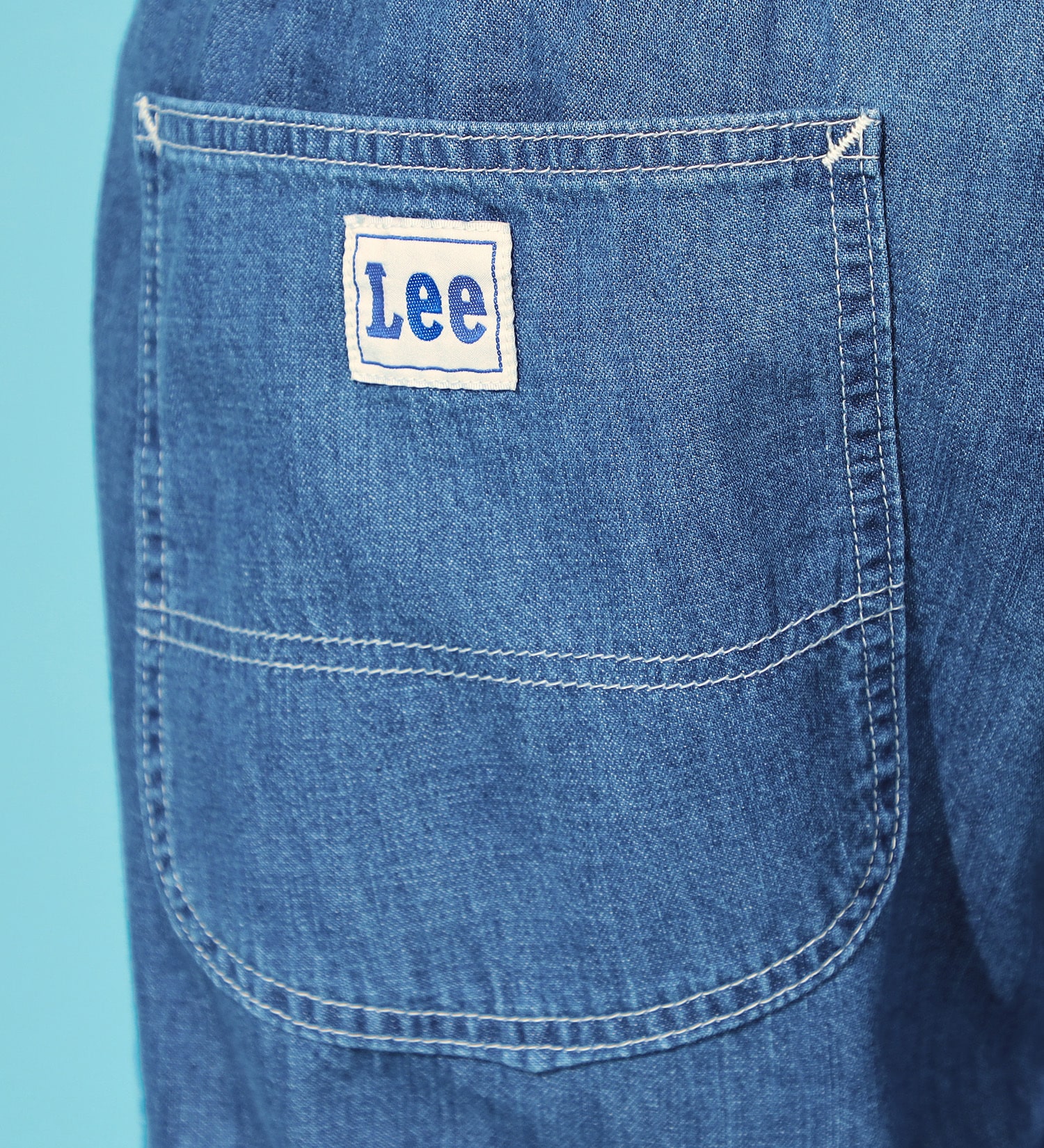 Lee(リー)の【涼】【BIG SIZE 2L-4L】快適素材 ベーカーイージーパンツ|パンツ/デニムパンツ/メンズ|淡色ブルー