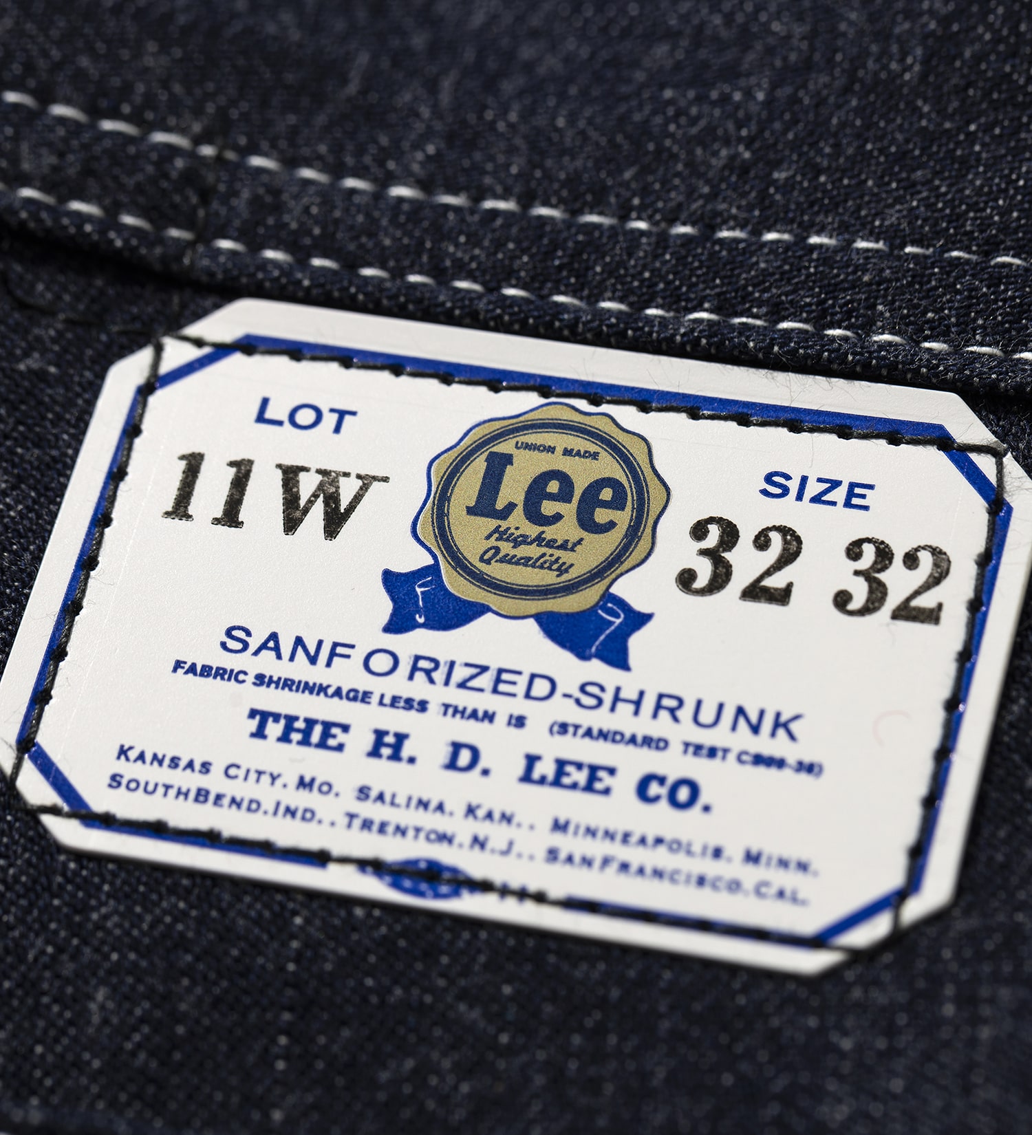 Lee(リー)の【予約】THE ARCHIVES 11-W 1949 MODEL|パンツ/デニム/ジーンズパンツ/メンズ|インディゴ未洗い