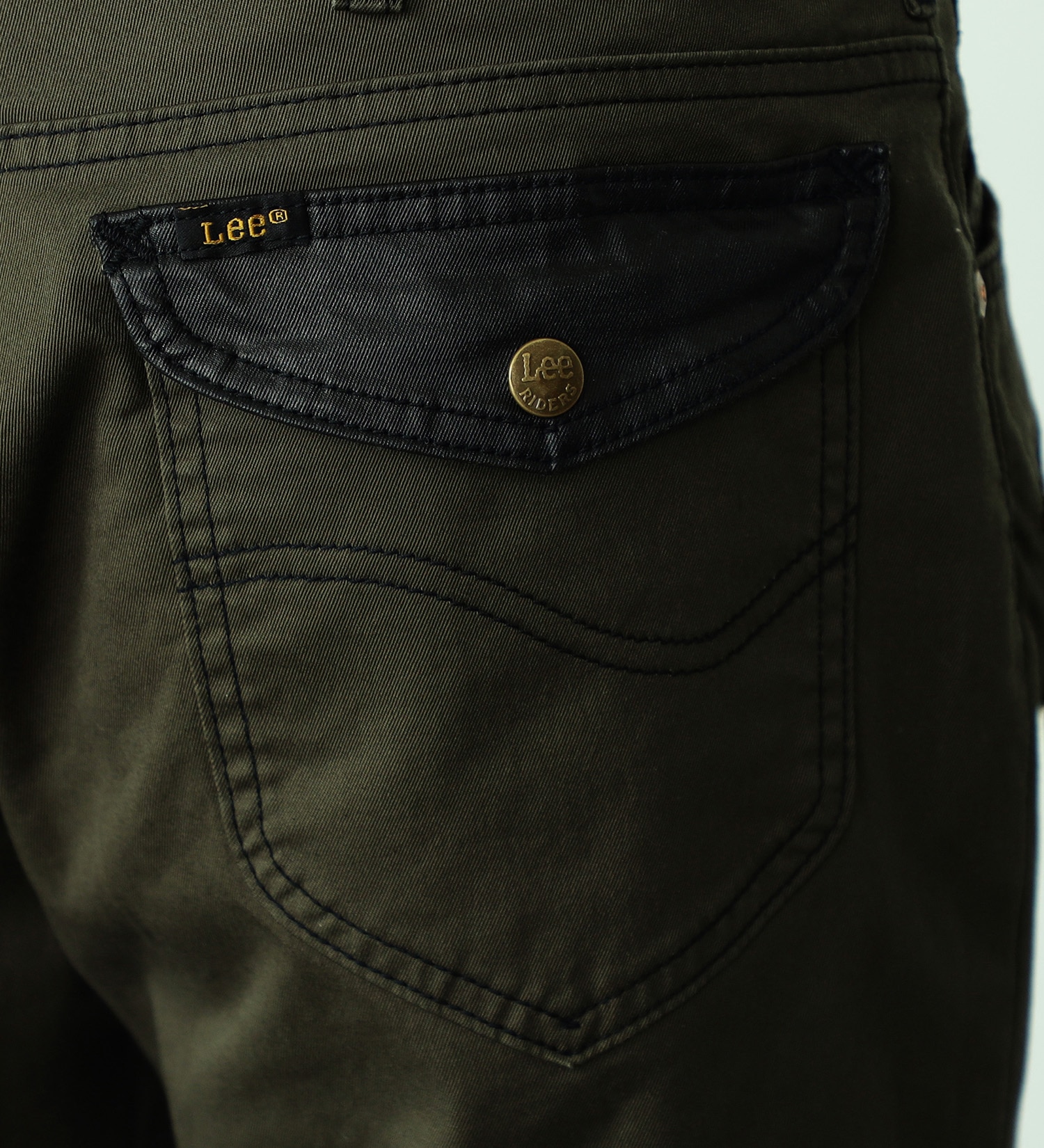 Lee(リー)の【X-LINE】ジップナローパンツ|パンツ/パンツ/メンズ|オリーブ