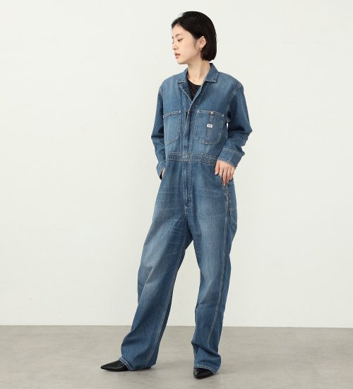 Lee(リー)の【男女兼用】DUNGAREES UNION-ALLS/つなぎ/ジャンプスーツ/オールインワン|オールインワン/つなぎ/オールインワン/メンズ|淡色ブルー