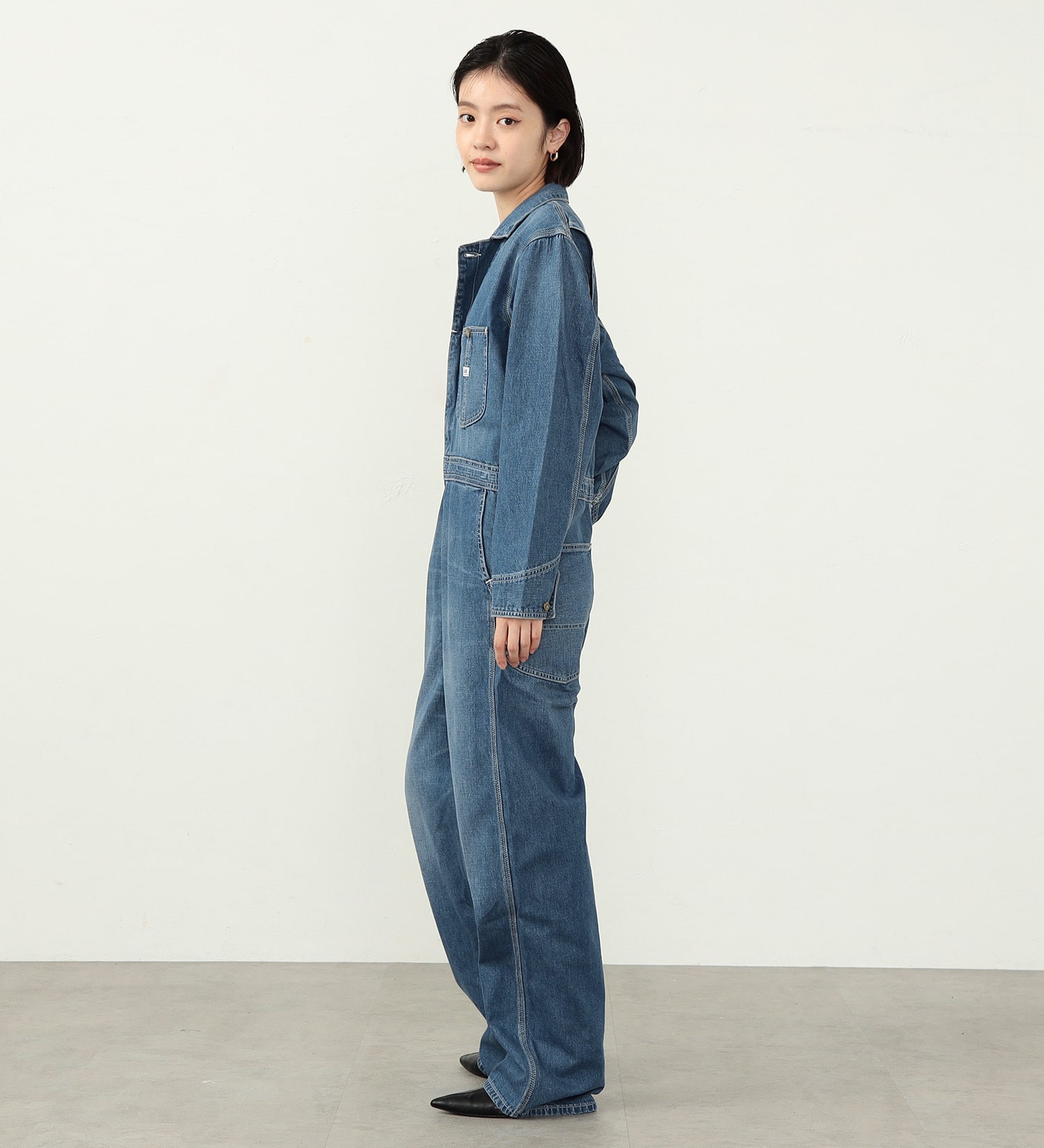 Lee(リー)の【男女兼用】DUNGAREES UNION-ALLS/つなぎ/ジャンプスーツ/オールインワン|オールインワン/つなぎ/オールインワン/メンズ|淡色ブルー