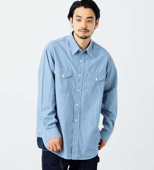 Lee(リー)のワークシャツ|トップス/シャツ/ブラウス/メンズ|淡色ブルー