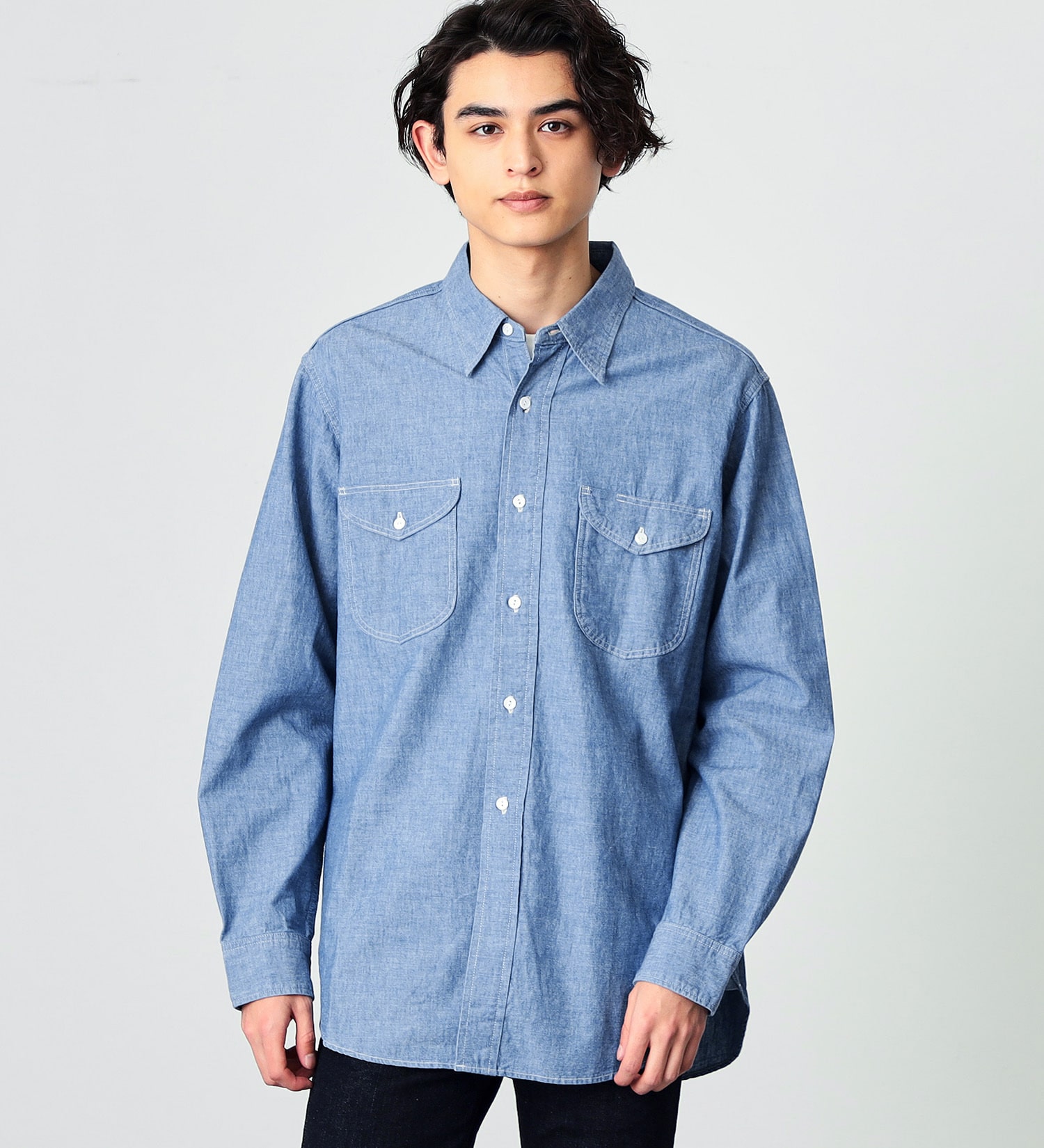 Lee(リー)のワークシャツ|トップス/シャツ/ブラウス/メンズ|濃色ブルー