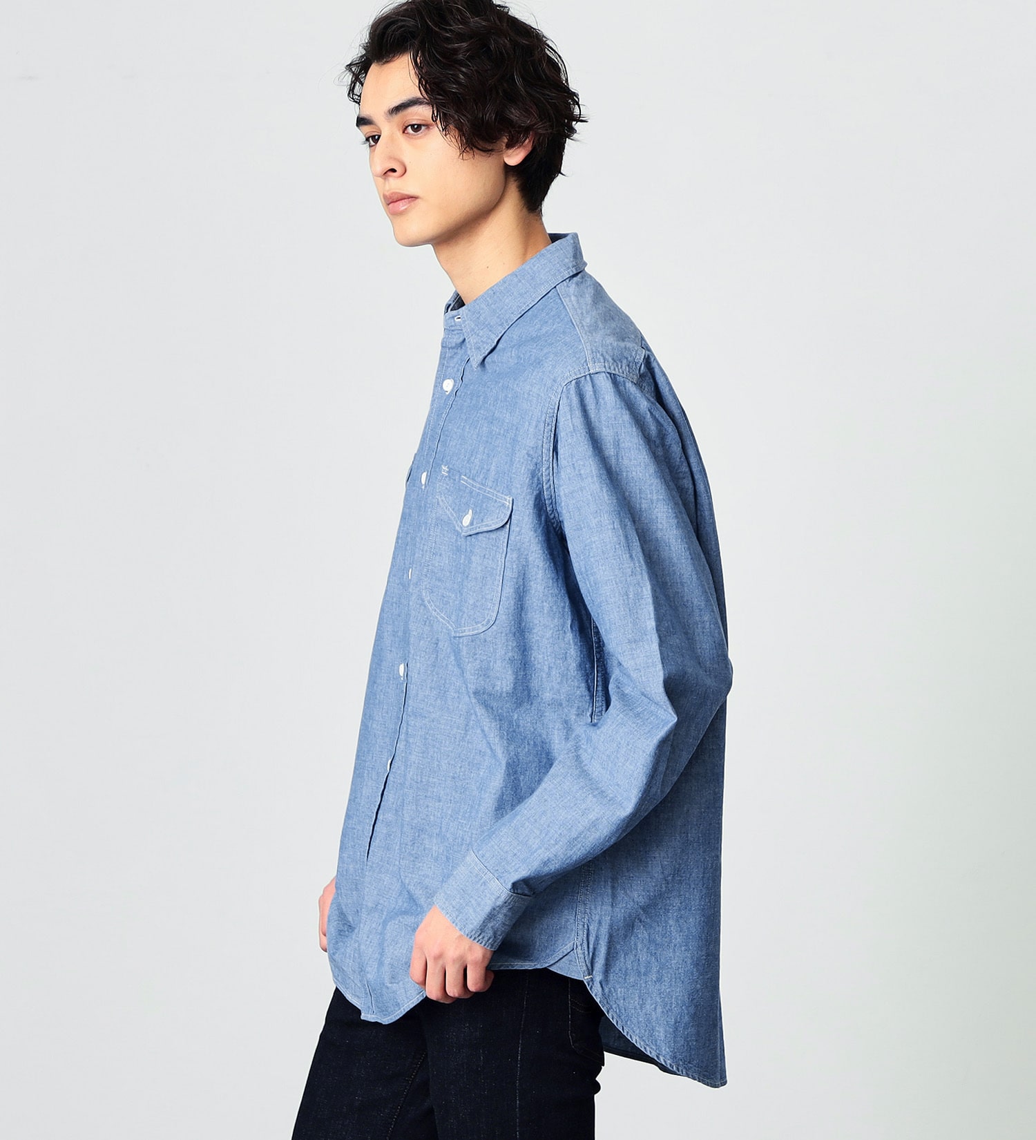 Lee(リー)の【OUTER FAIR 10％OFF】ワークシャツ|トップス/シャツ/ブラウス/メンズ|濃色ブルー