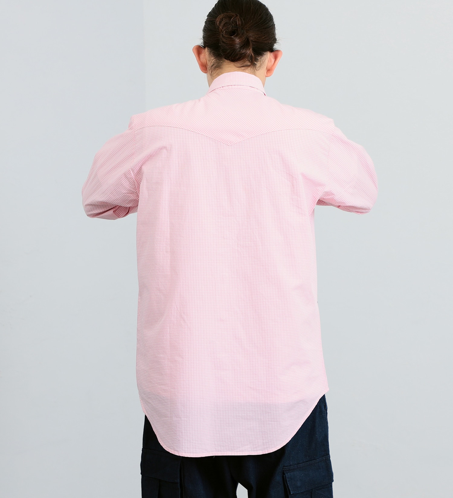 Lee(リー)のDUNGAREES ギンガムチェック ウエスタンシャツ|トップス/シャツ/ブラウス/メンズ|ピンク