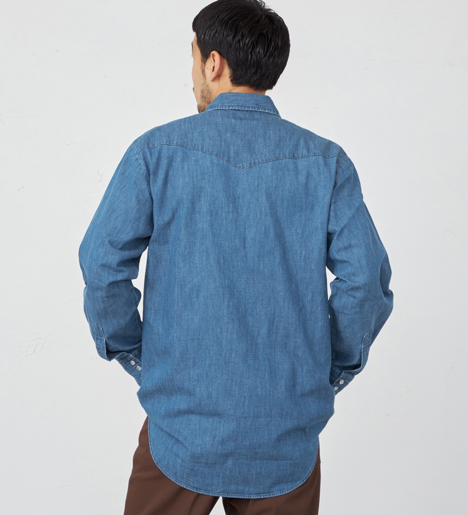 Lee(リー)のウエスタンシャツ|トップス/シャツ/ブラウス/メンズ|中色ブルー