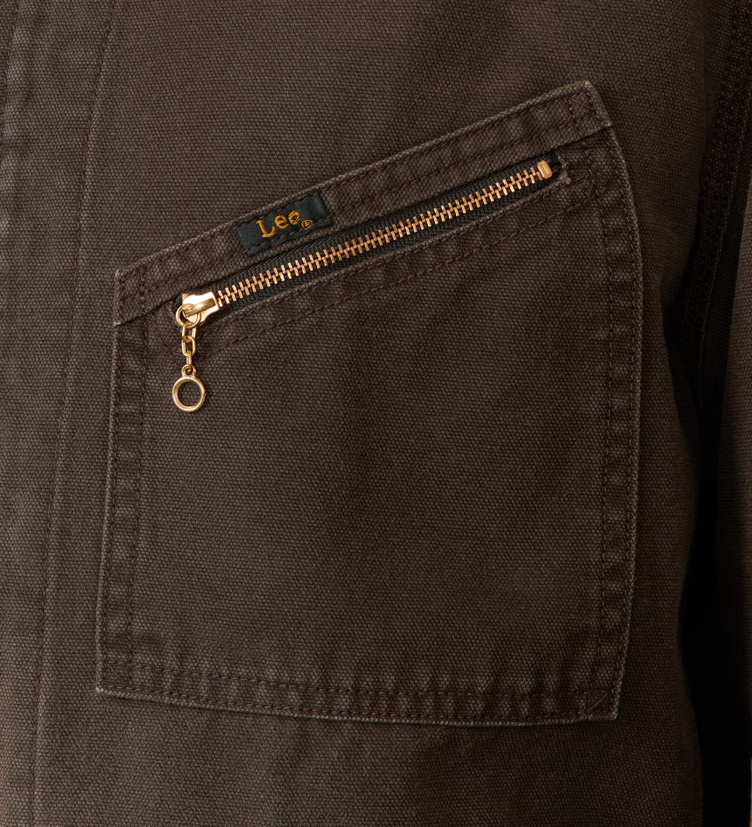 Lee(リー)の【試着対象】91B ZIP-UPブルゾン ダック素材【セットアップ可】|ジャケット/アウター/その他アウター/メンズ|ブラウン