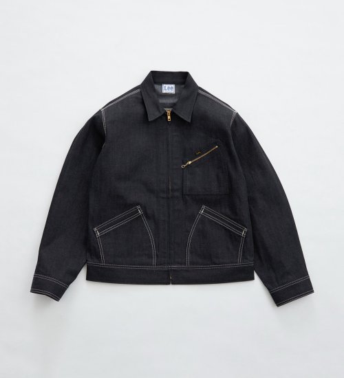 Lee(リー)の【予約】【リジッド/ナマ】91B　ZIP-UPブルゾン|ジャケット/アウター/デニムジャケット/メンズ|インディゴ未洗い