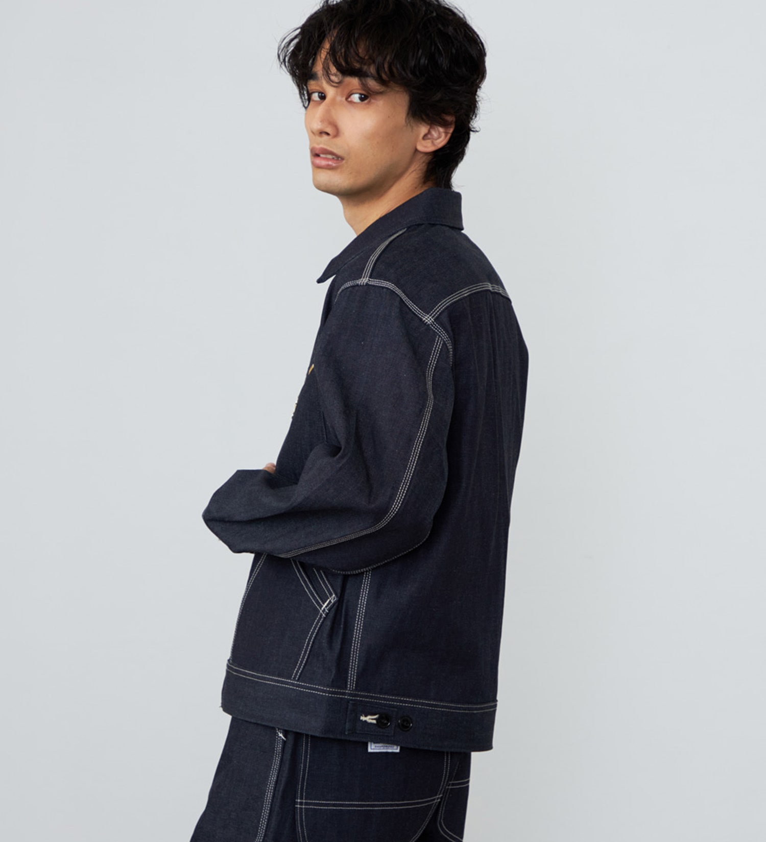 Lee(リー)の【予約】【リジッド/ナマ】91B ZIP-UPブルゾン|ジャケット/アウター/デニムジャケット/メンズ|インディゴ未洗い