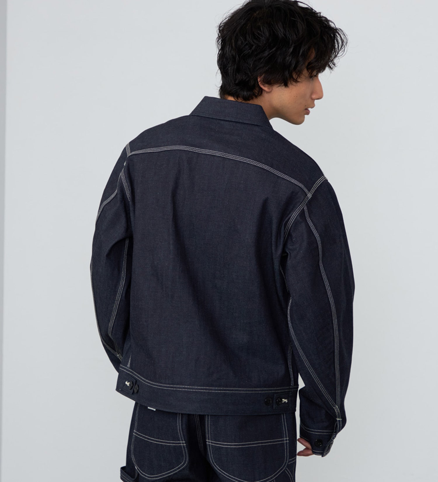 Lee(リー)の【予約】【リジッド/ナマ】91B ZIP-UPブルゾン|ジャケット/アウター/デニムジャケット/メンズ|インディゴ未洗い