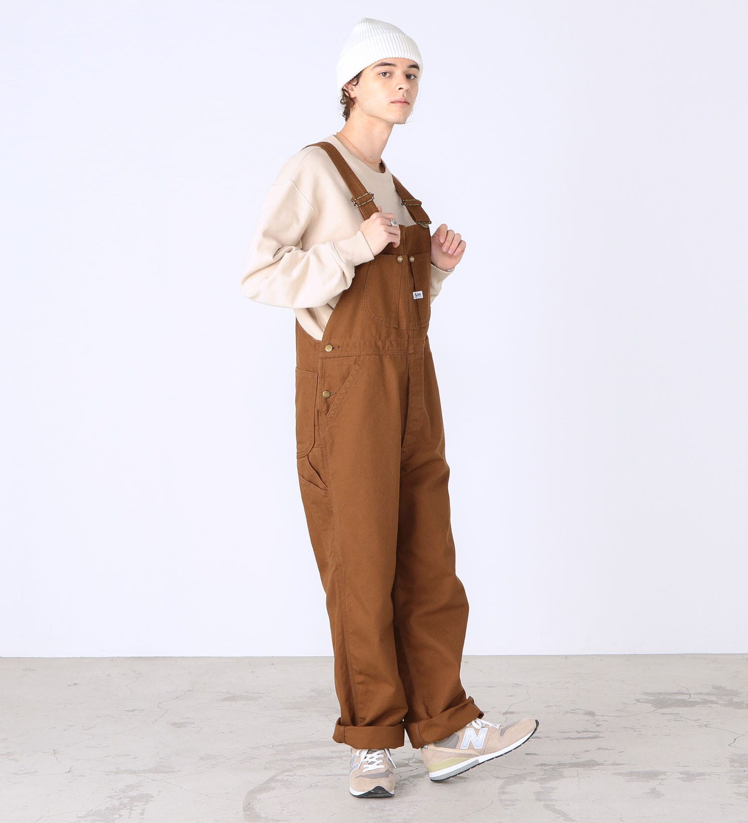 Lee(リー)の【NewJeans着用】SPUR3月号掲載アイテム　DUNGAREESオーバーオールパンツ|オールインワン/サロペット/オーバーオール/メンズ|ブラウン