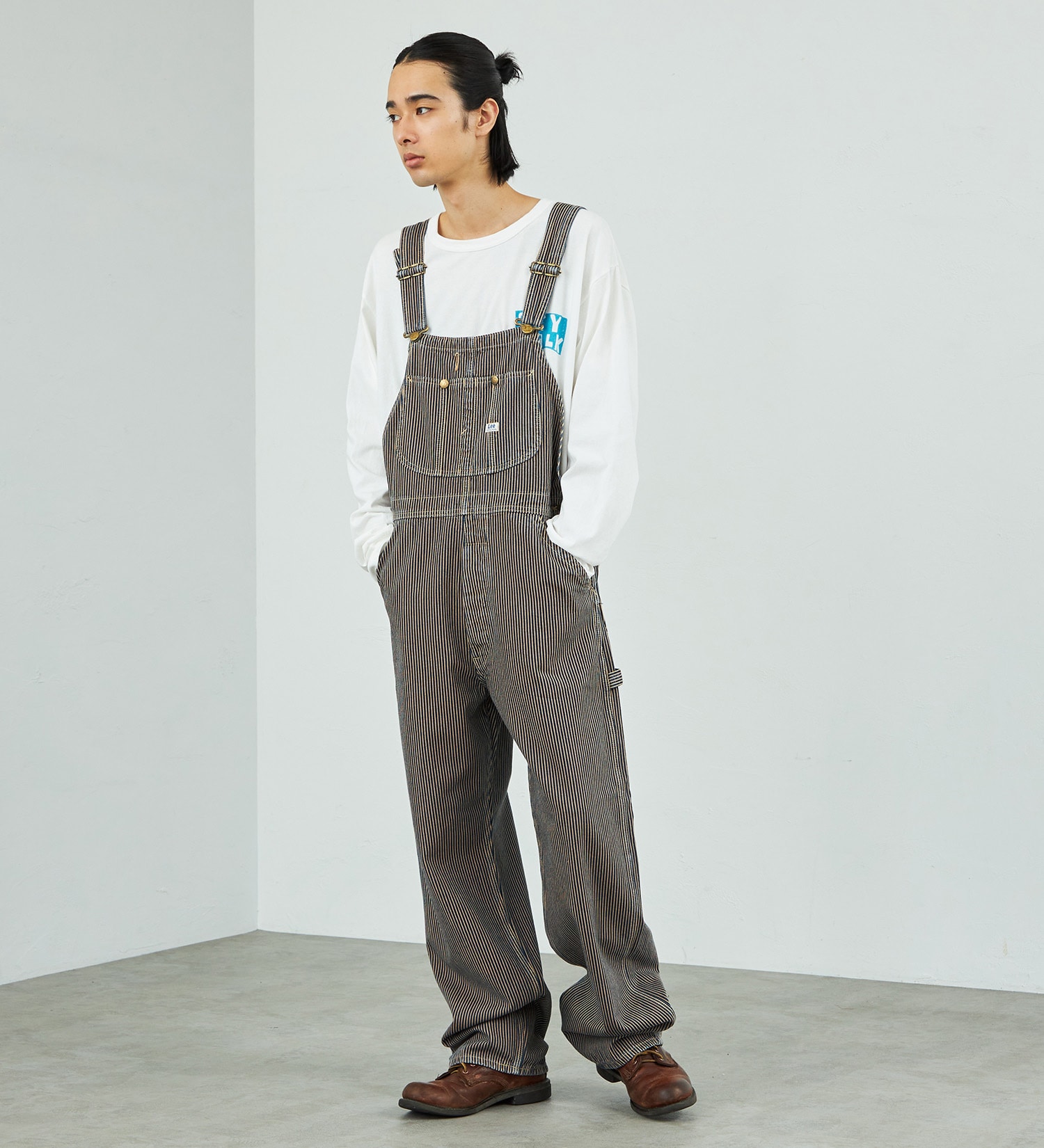 Lee(リー)の【秋冬NEWカラー】【ユニセックス】DUNGAREES オーバーオール|オールインワン/サロペット/オーバーオール/メンズ|ヒッコリー