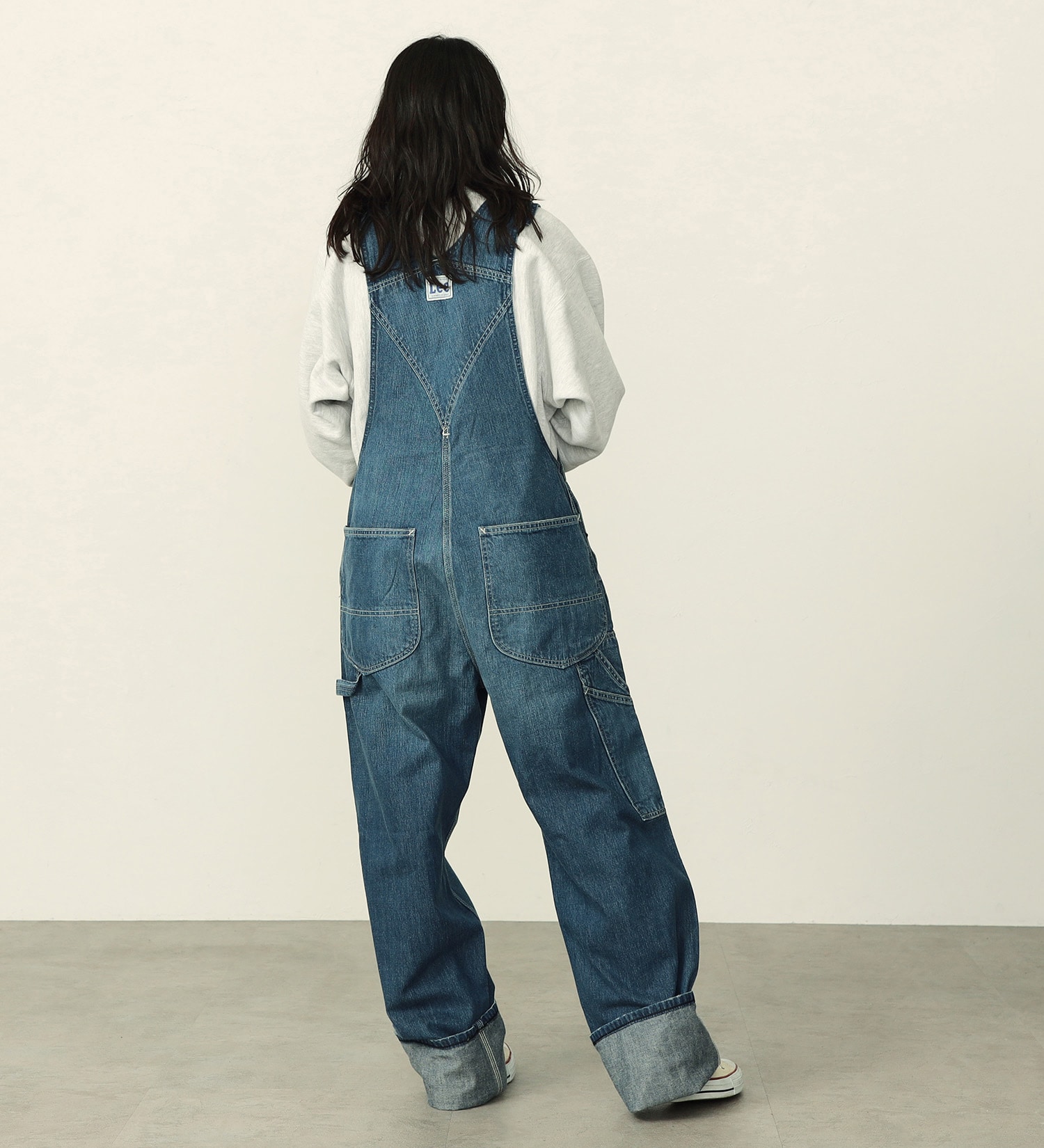 Lee(リー)の【NewJeans着用】SPUR3月号掲載アイテム　DUNGAREESオーバーオールパンツ|オールインワン/サロペット/オーバーオール/メンズ|濃色ブルー