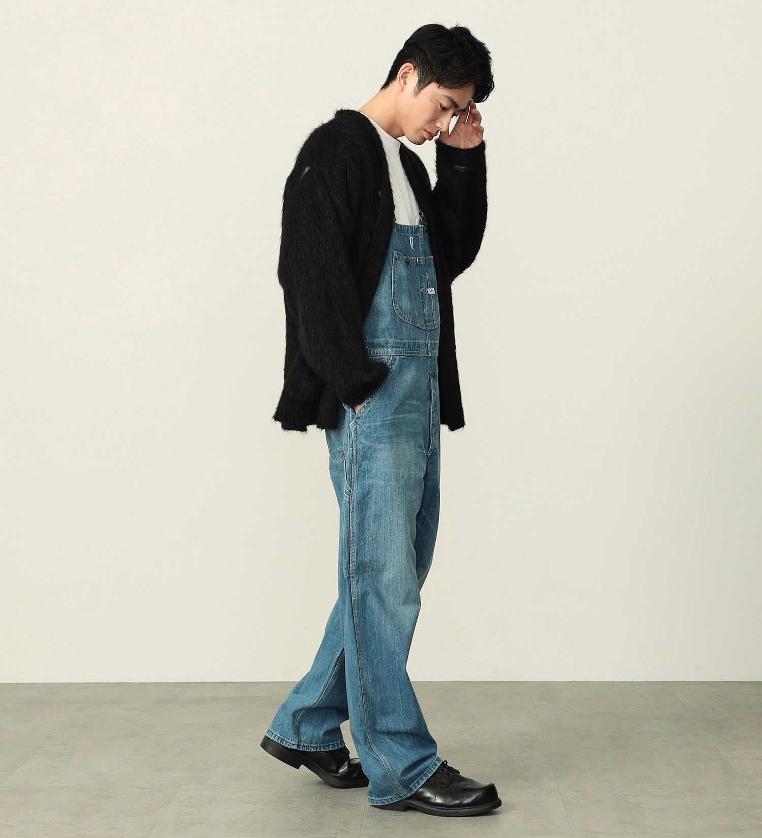 Lee(リー)の【NewJeans着用】SPUR3月号掲載アイテム　DUNGAREESオーバーオールパンツ|オールインワン/サロペット/オーバーオール/メンズ|中色ブルー