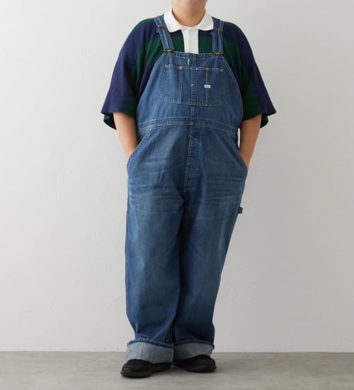 Lee(リー)の【大きいサイズ】DUNGAREES オーバーオール/デニム セットアップ対応|オールインワン/サロペット/オーバーオール/メンズ|濃色ブルー