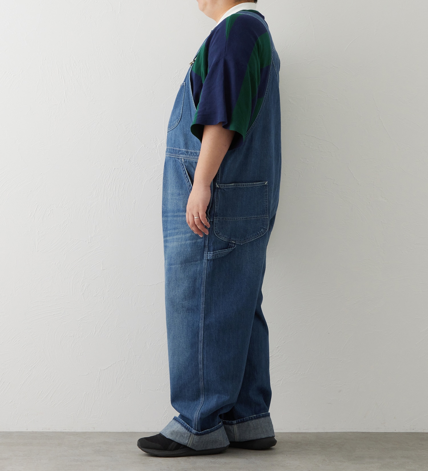 Lee(リー)の【大きいサイズ】DUNGAREES オーバーオール/デニム セットアップ対応【HALLOWEENに最適】|オールインワン/サロペット/オーバーオール/メンズ|濃色ブルー